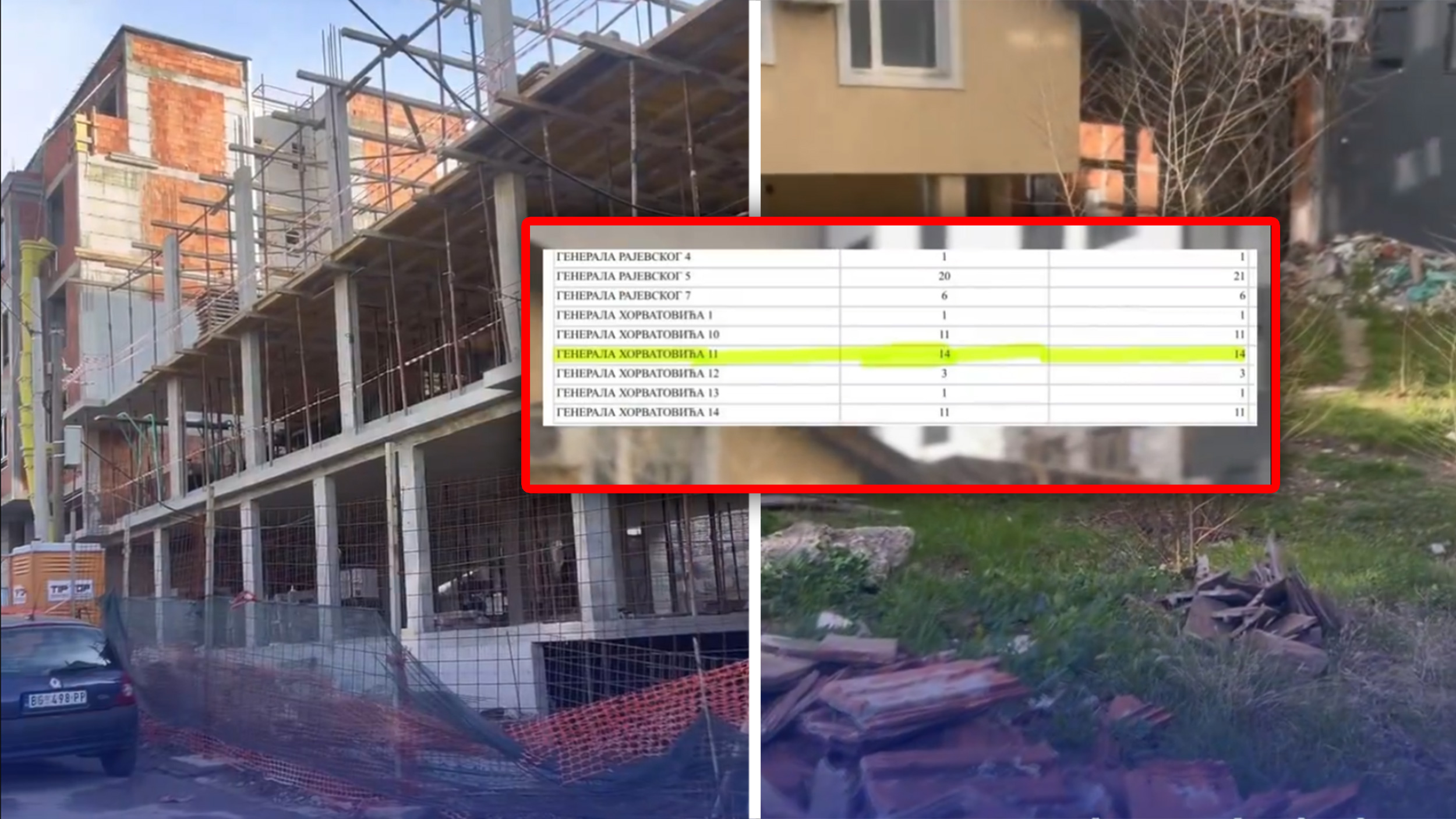 Napuštena kuća, gradilište, dvorište sa kućicama - dom za 74 birača, SSP