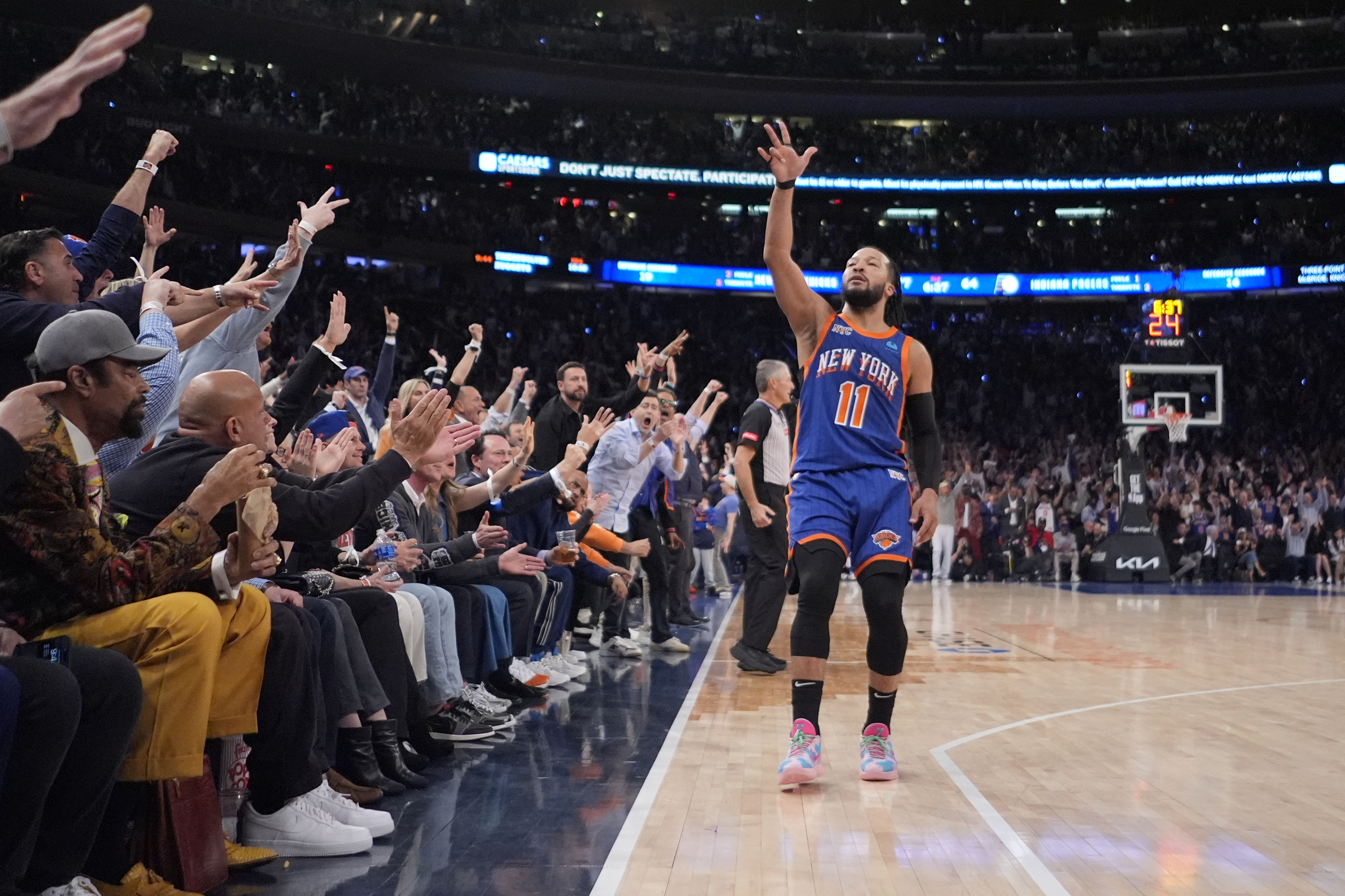 Pacers Knicks Basketball
