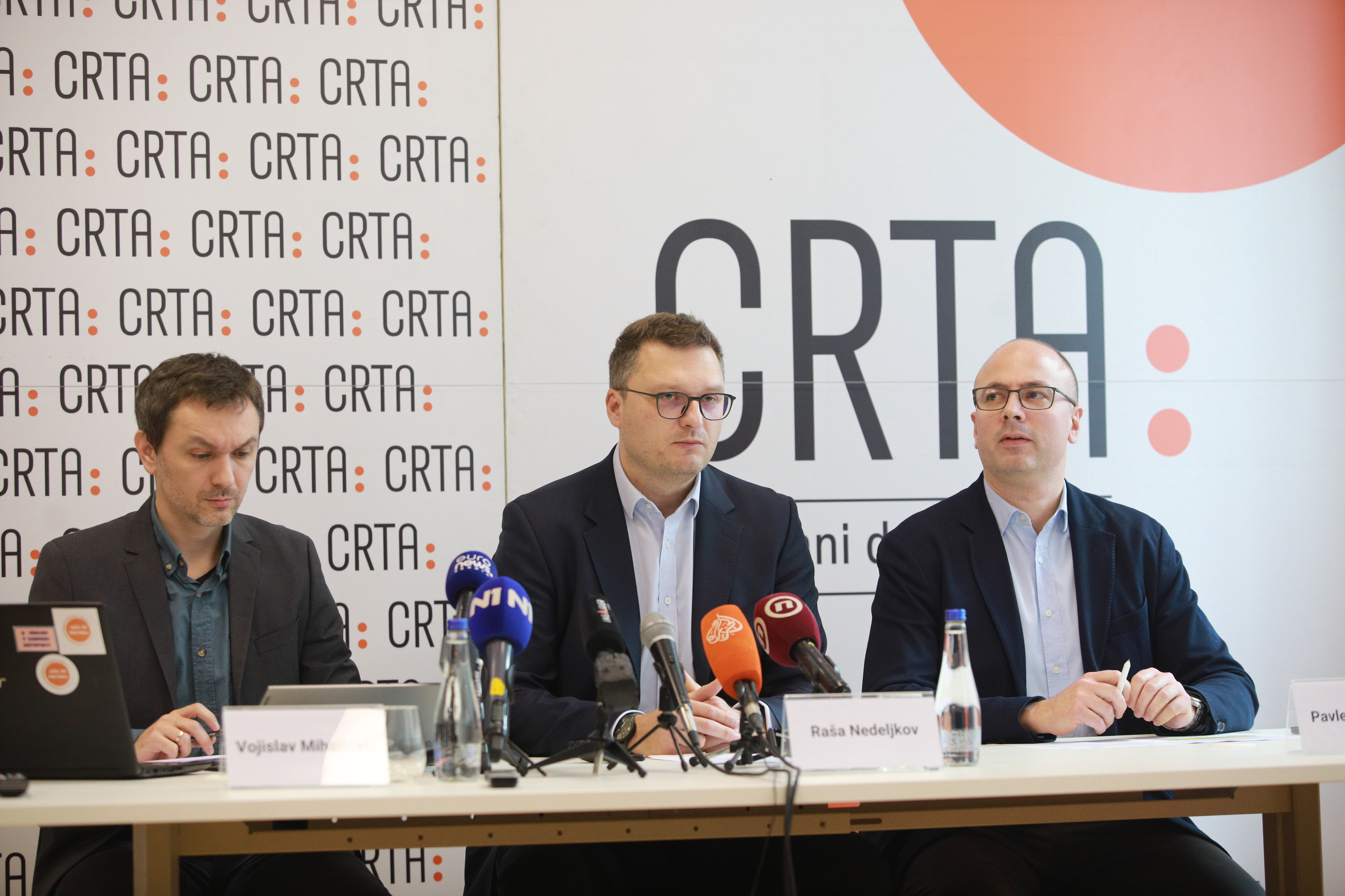 An extraordinary media conference was held in the premises of Crta, where additional arguments were presented for the assessment that the results of the Belgrade elections do not reflect the expressed will of the voters of that city.