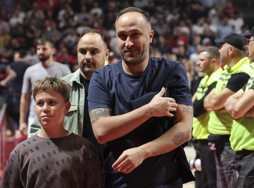 Dragan Mrdja during the Aba League Season 2023-2024 Final Game 2 match between Crvena Zvezda and Partizan at Aleksandar Nikolic hall on May 15, 2024 in Belgrade, Serbia. (Photo by Pedja Milosavljevic/Starsport.rs ©)