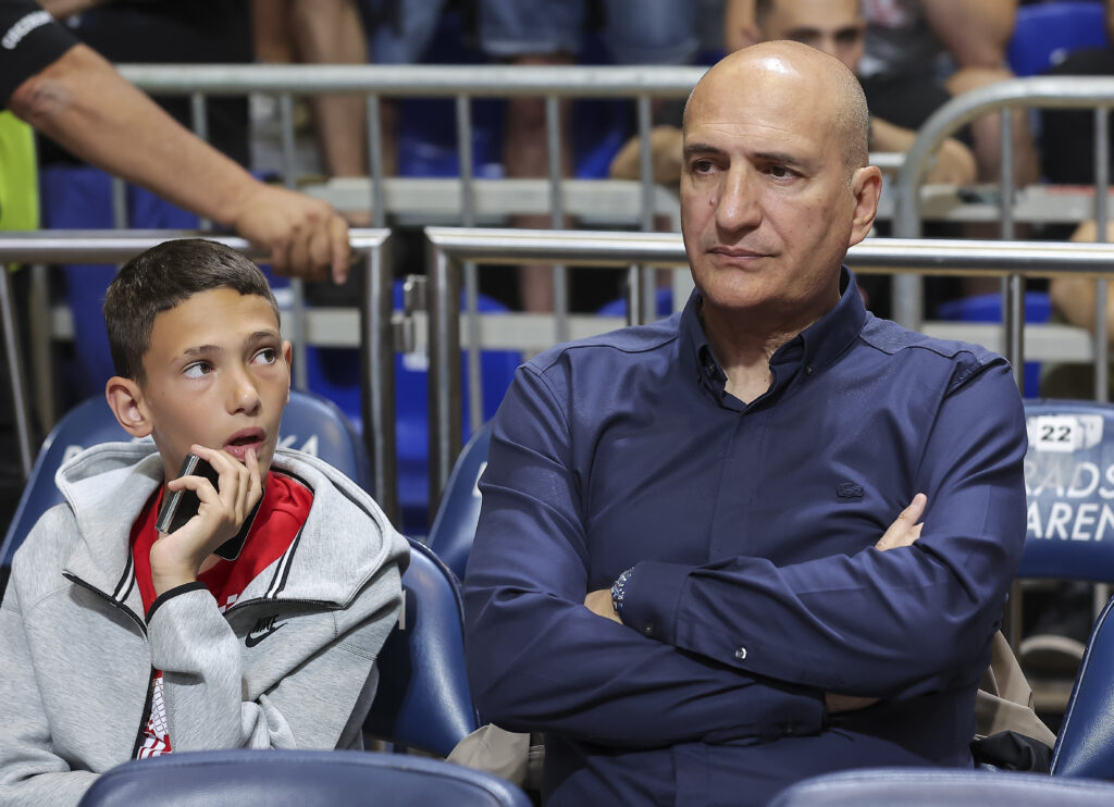 during the Aba League Season 2023-2024 Final Game 2 match between Crvena Zvezda and Partizan at Aleksandar Nikolic hall on May 15, 2024 in Belgrade, Serbia. (Photo by Pedja Milosavljevic/Starsport.rs ©)