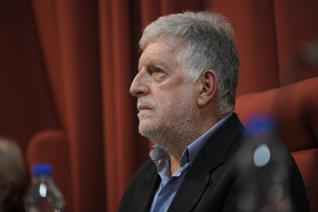 Beograd 27.04.2023. Petar Peca Popović, Peca Popović. Promocija knjige Pece Popovića u atrijumu Narodne biblioteka Foto: Dragan Mujan/Nova.rs