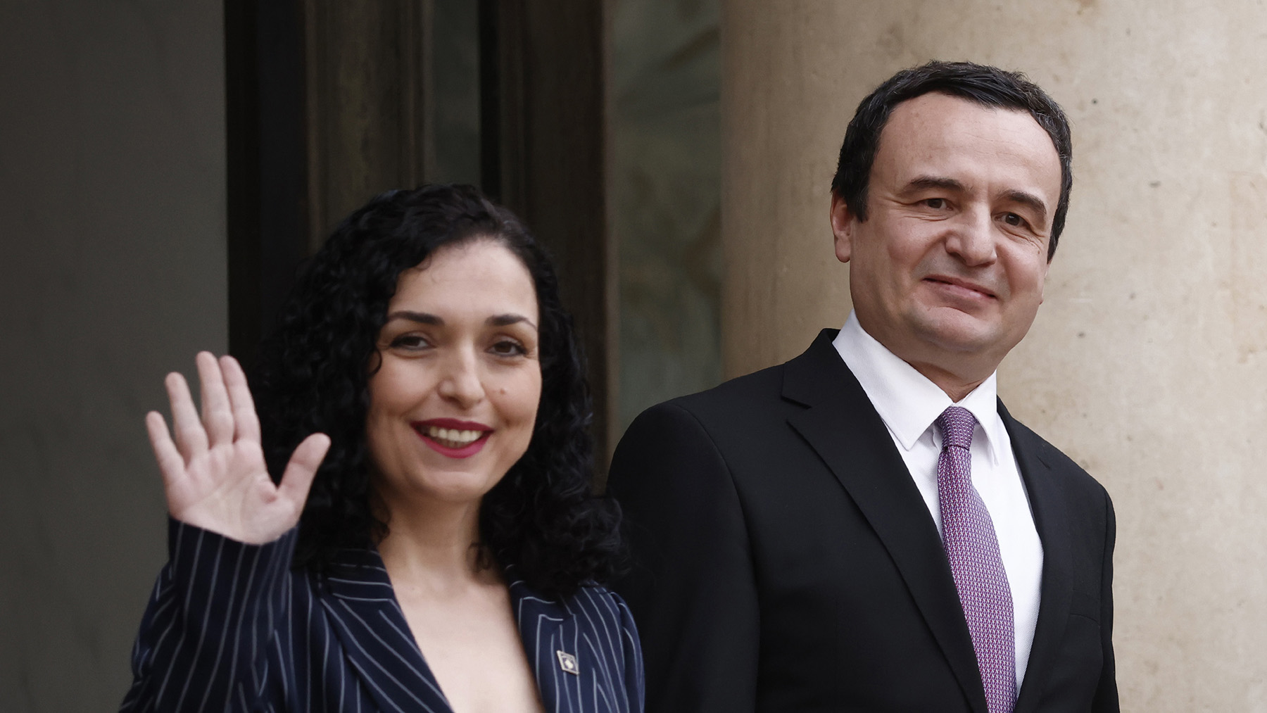 Aljbin Kurti i Vjosa Osmani