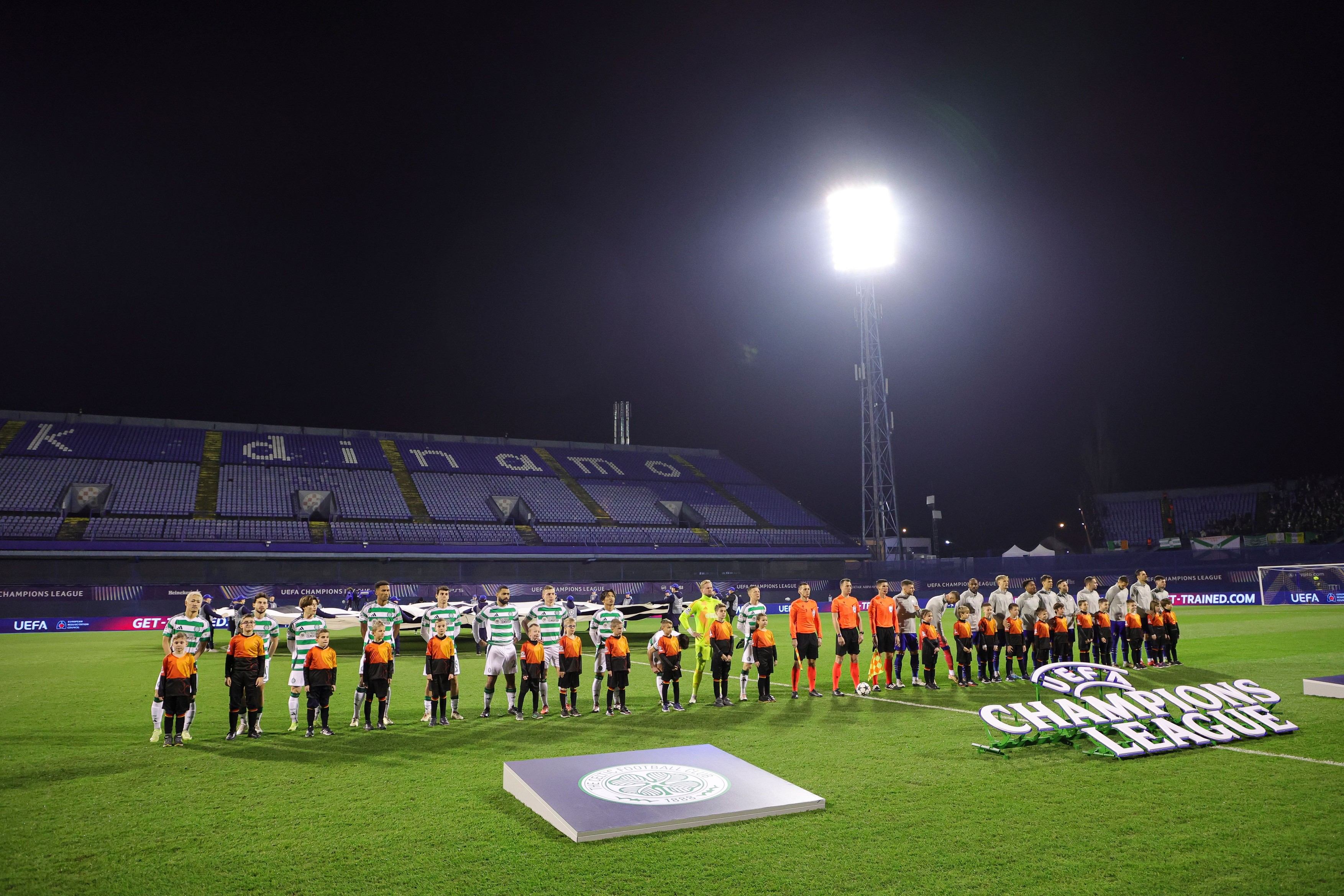 Dinamo Zagreb v Celtic, UEFA Champions League, Group Stage, Football, Maksimir Stadium, Zagreb, Croatia, UK - 10 Dec 2024