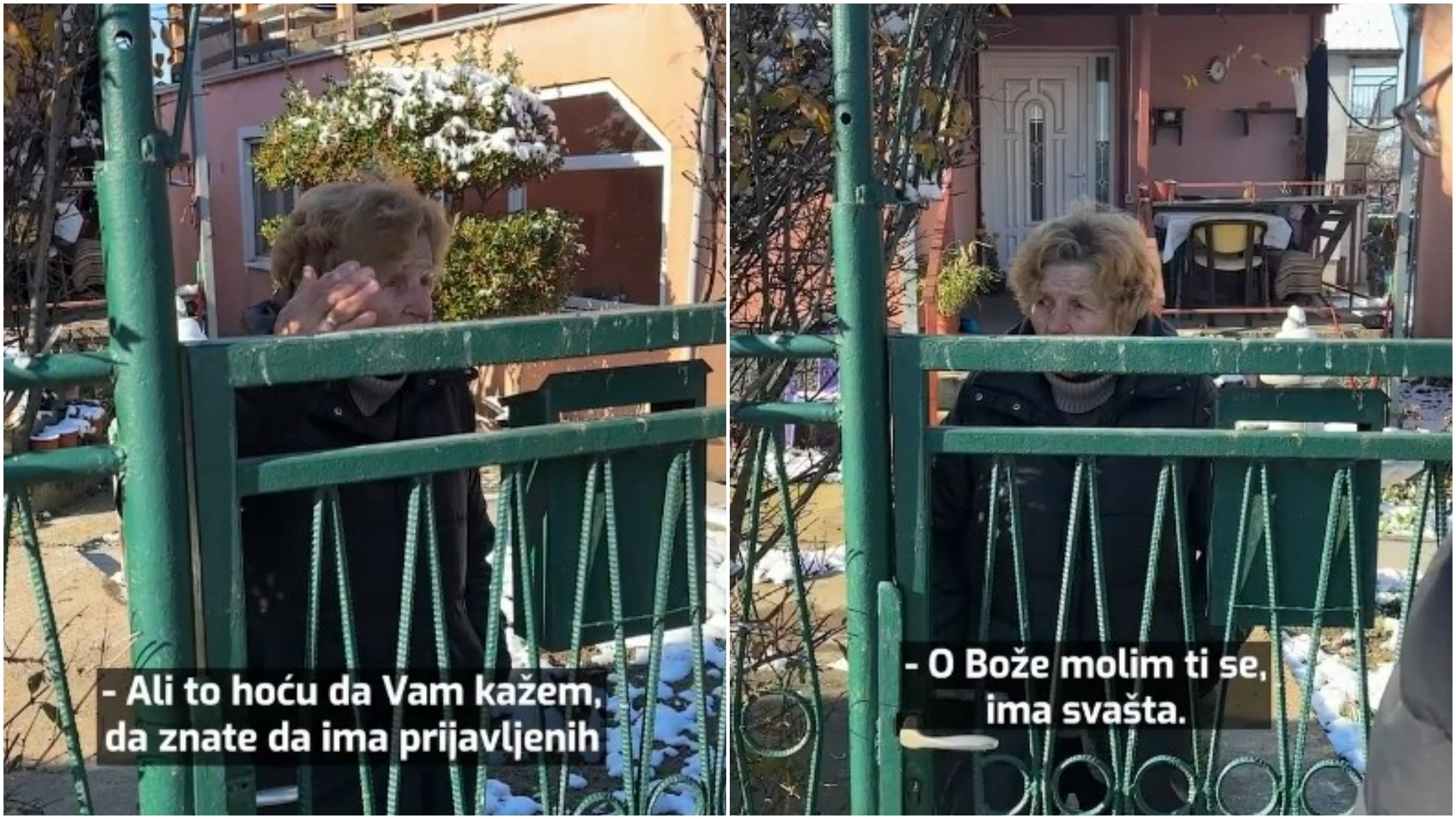 Džaba vam informeri, gašići i sve laži kojima prikrivate krađu!
Baka Miroslava (83) zna koliko ljudi živi u njenoj kući, a i u komšiluku u kom je odrasla!