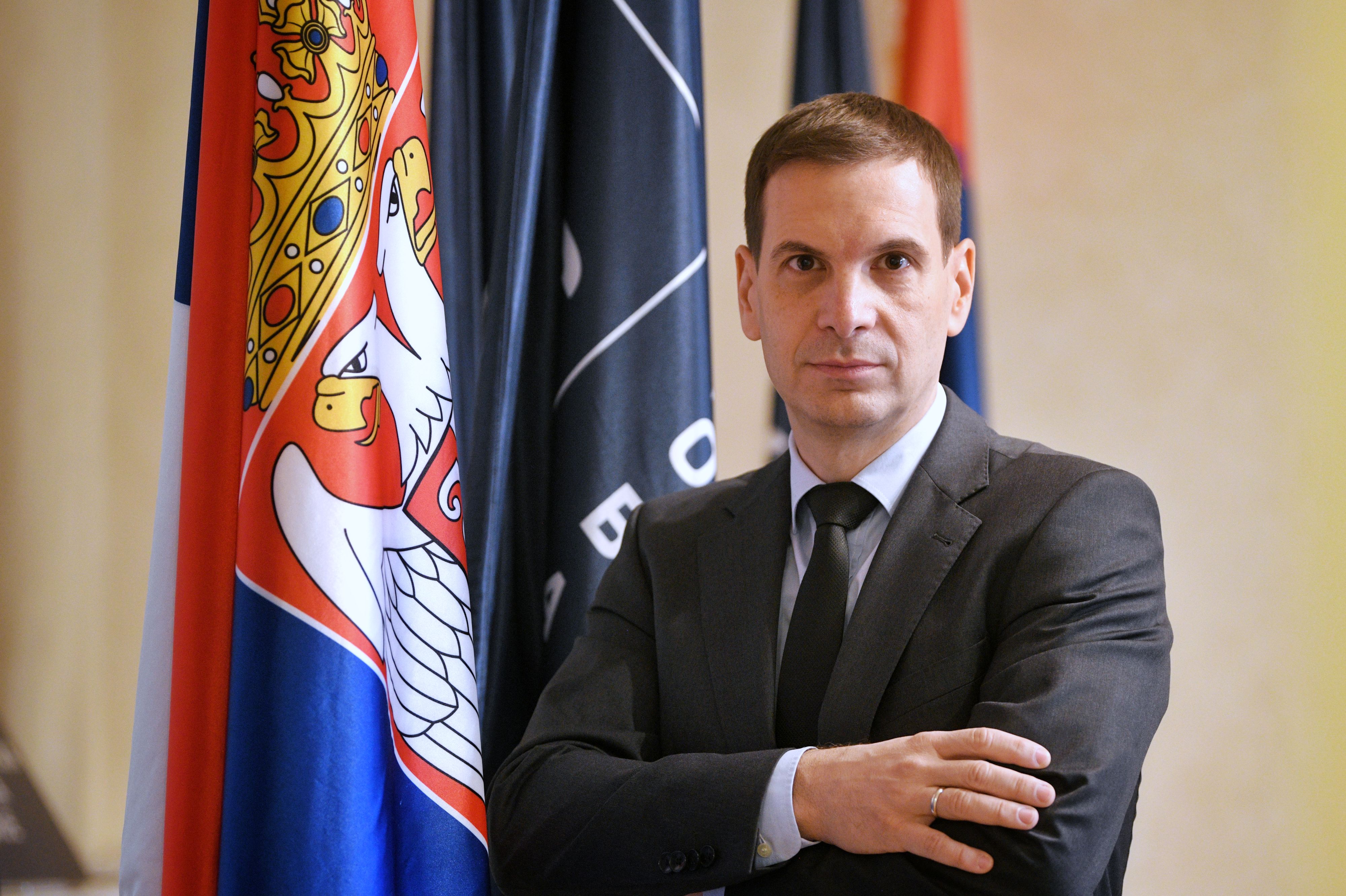 Beograd 18.10.2023. Miloš Jovanović, DSS, intervju Foto: Filip Krainčanić/Nova.rs