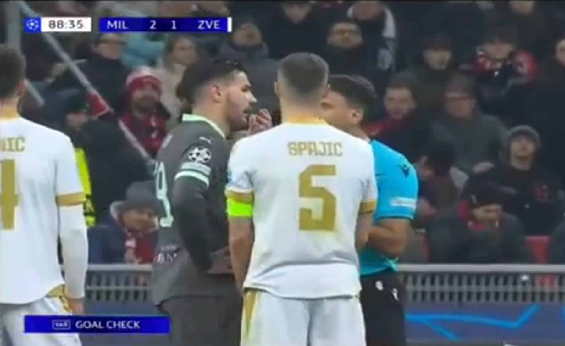 FK Crvena zvezda Milan provera VAR