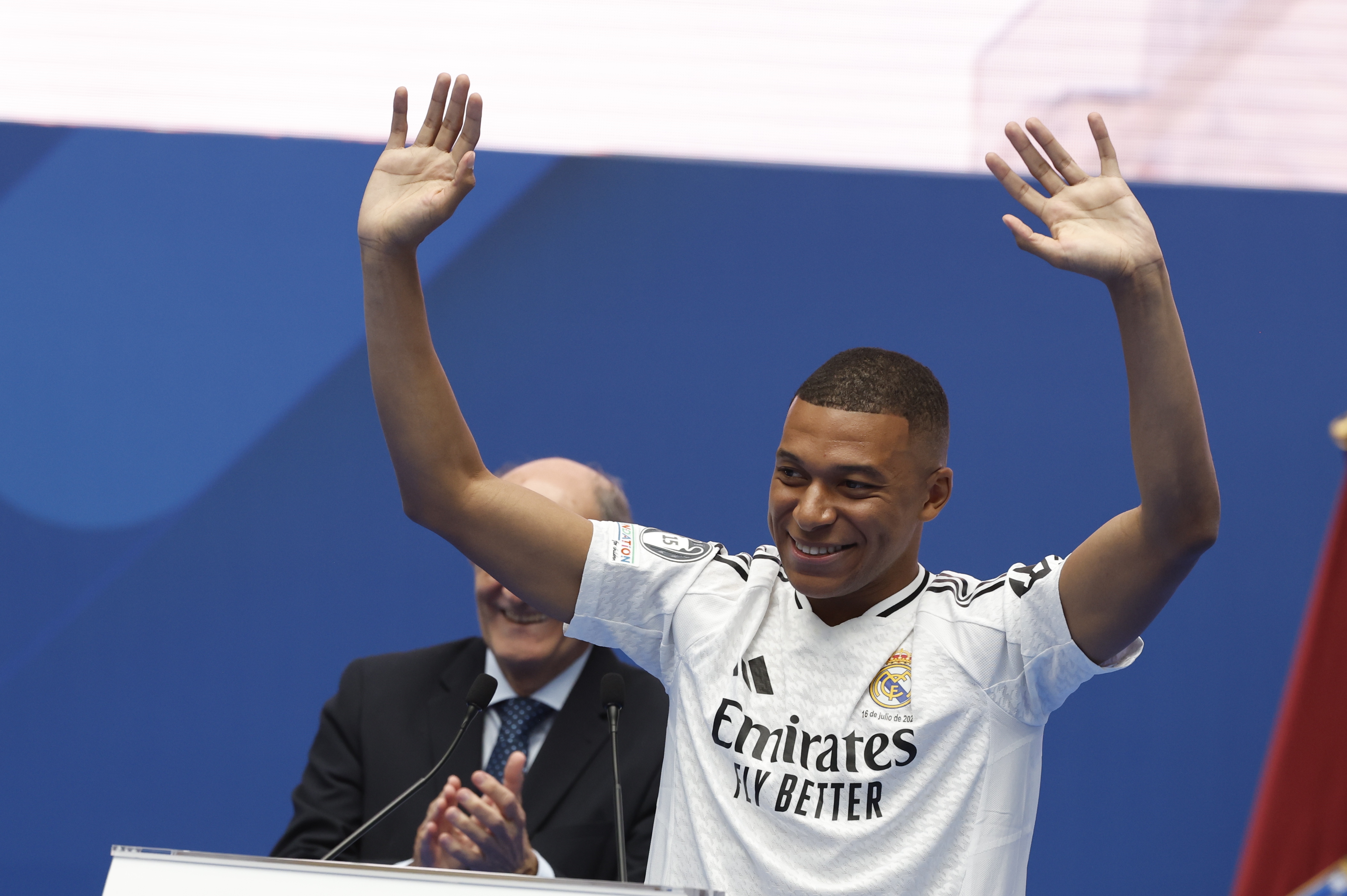 Real Madrid presents new signing Kylian Mbappe