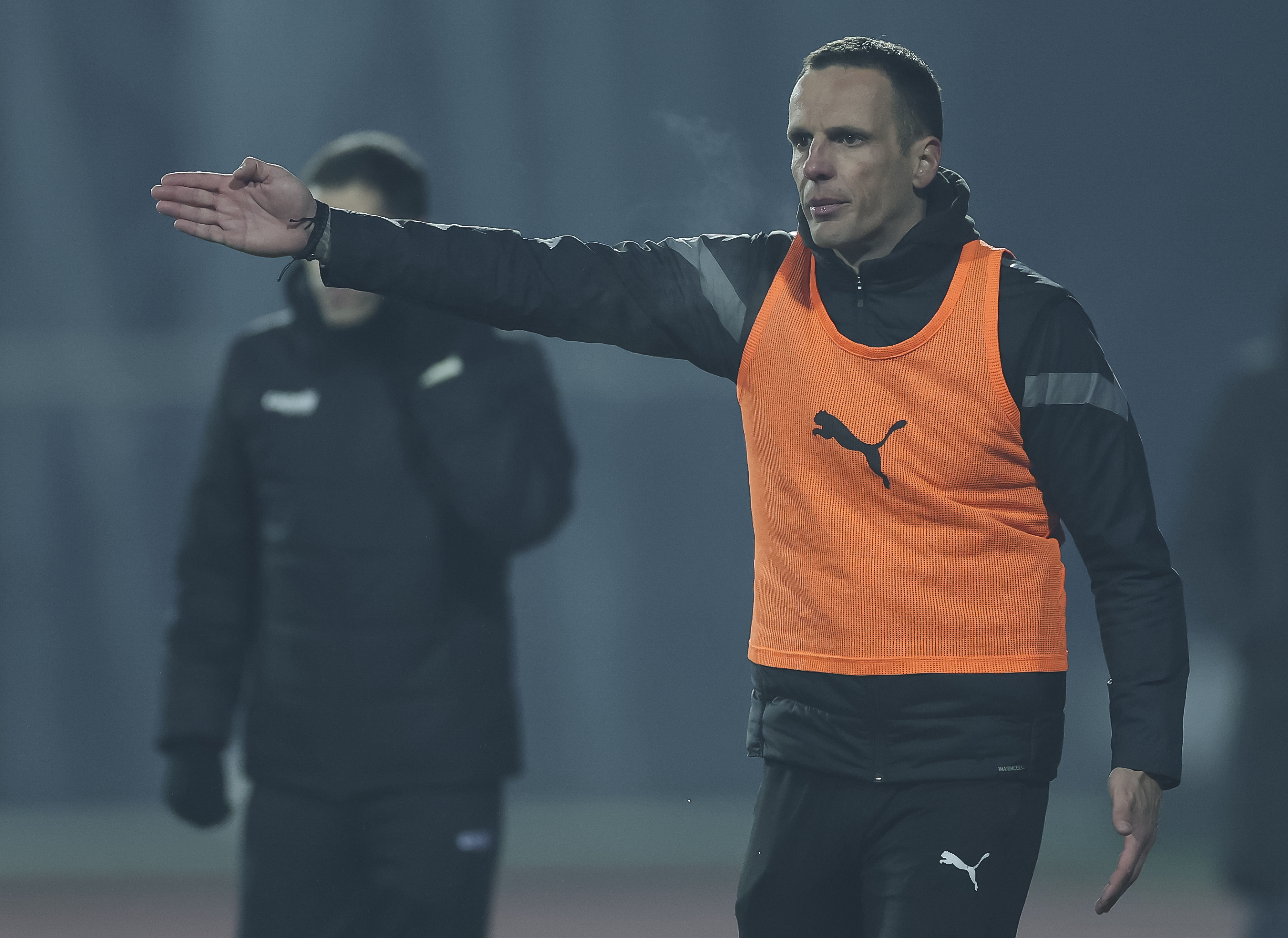 during the Mozzart Super Liga Season 2024/2025 match between Spartak Subotica and FK Partizan at City Stadium Subotica on December 12, 2024 in Subotica, Serbia. (Photo by Srdjan Stevanovic/Starsport.rs ©)