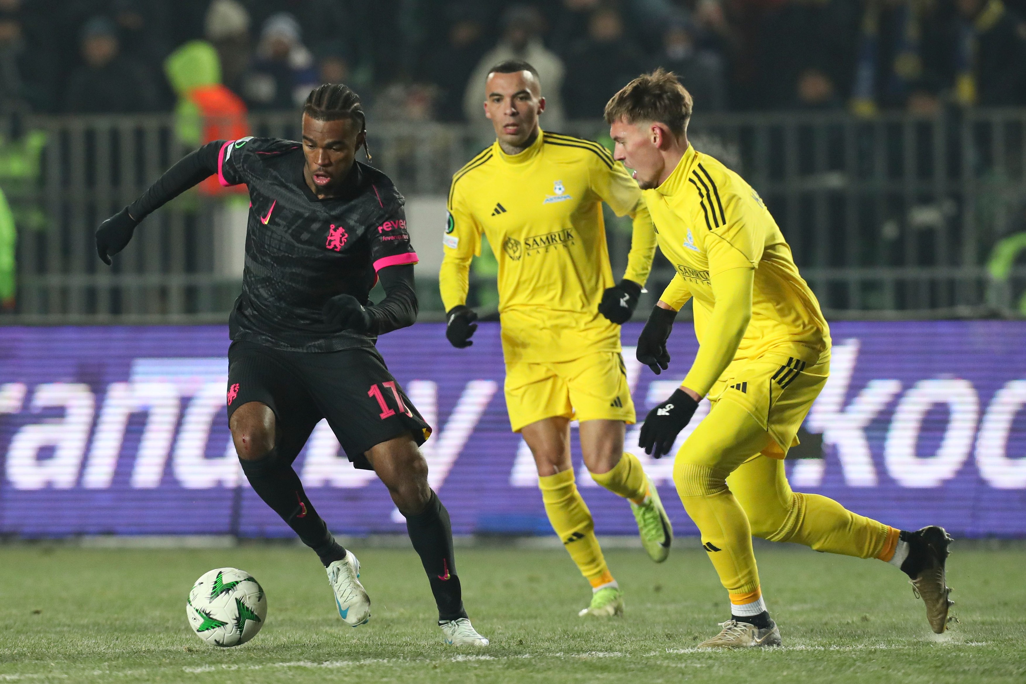 Astana v Chelsea, UEFA Conference League, Group Stage, Football, Ortalyq Stadion, Pavlodar, Kazakhstan - 12 Dec 2024