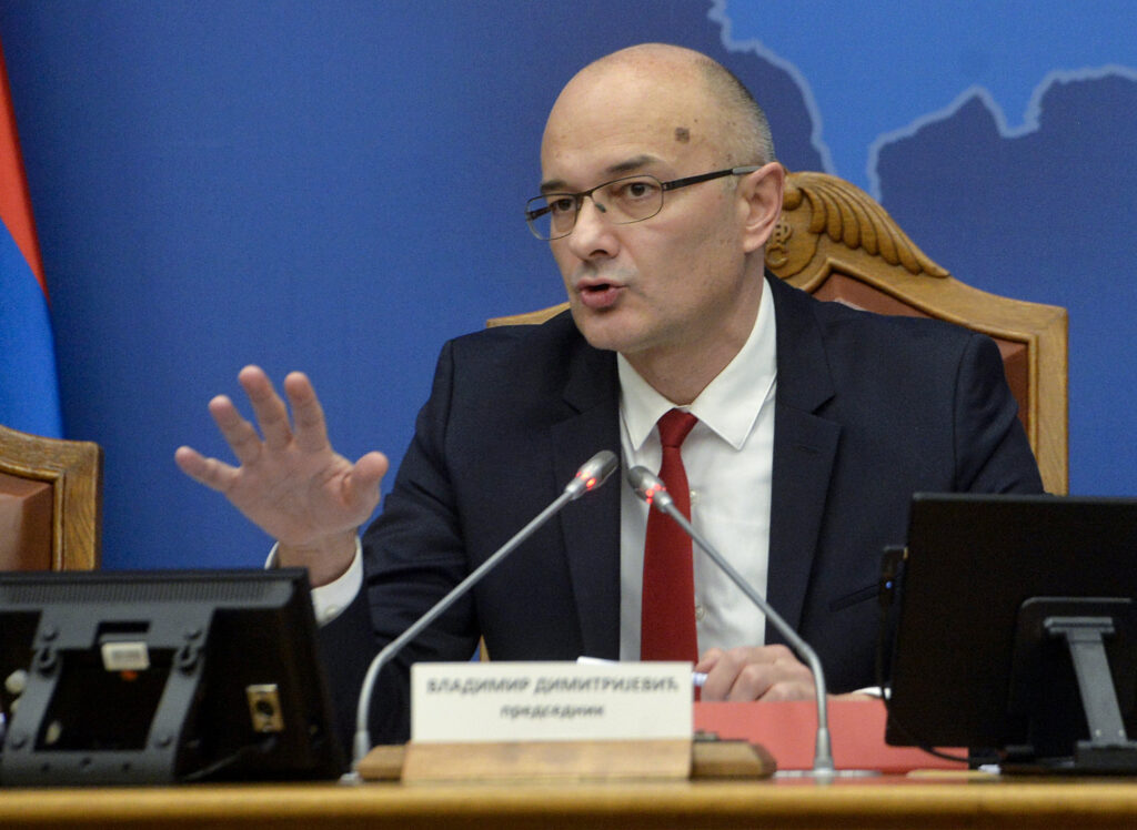 Beograd, 17. decembra 2023.- Predsednik Republièke izborne komisije  Vladimir Dimitrijeviæ izjavio je danas da æe po zakonu preliminarni rezultati glasanja  biti saopteni u roku od 24 sata od zatvaranuja biraèkih mesta.  FOTO TANJUG/ RADE PRELIÆ/ nr