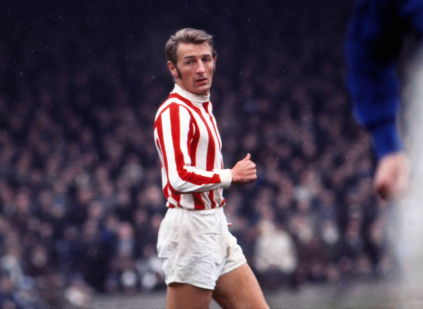 Football  1969 - 1970 Ipswich Town v Stoke City 07/03/1970 George Eastham Stoke City,Image: 949023609, License: Rights-managed, Restrictions: PUBLICATIONxNOTxINxUK, Model Release: no, Credit line: IMAGO / imago sportfotodienst / Profimedia
