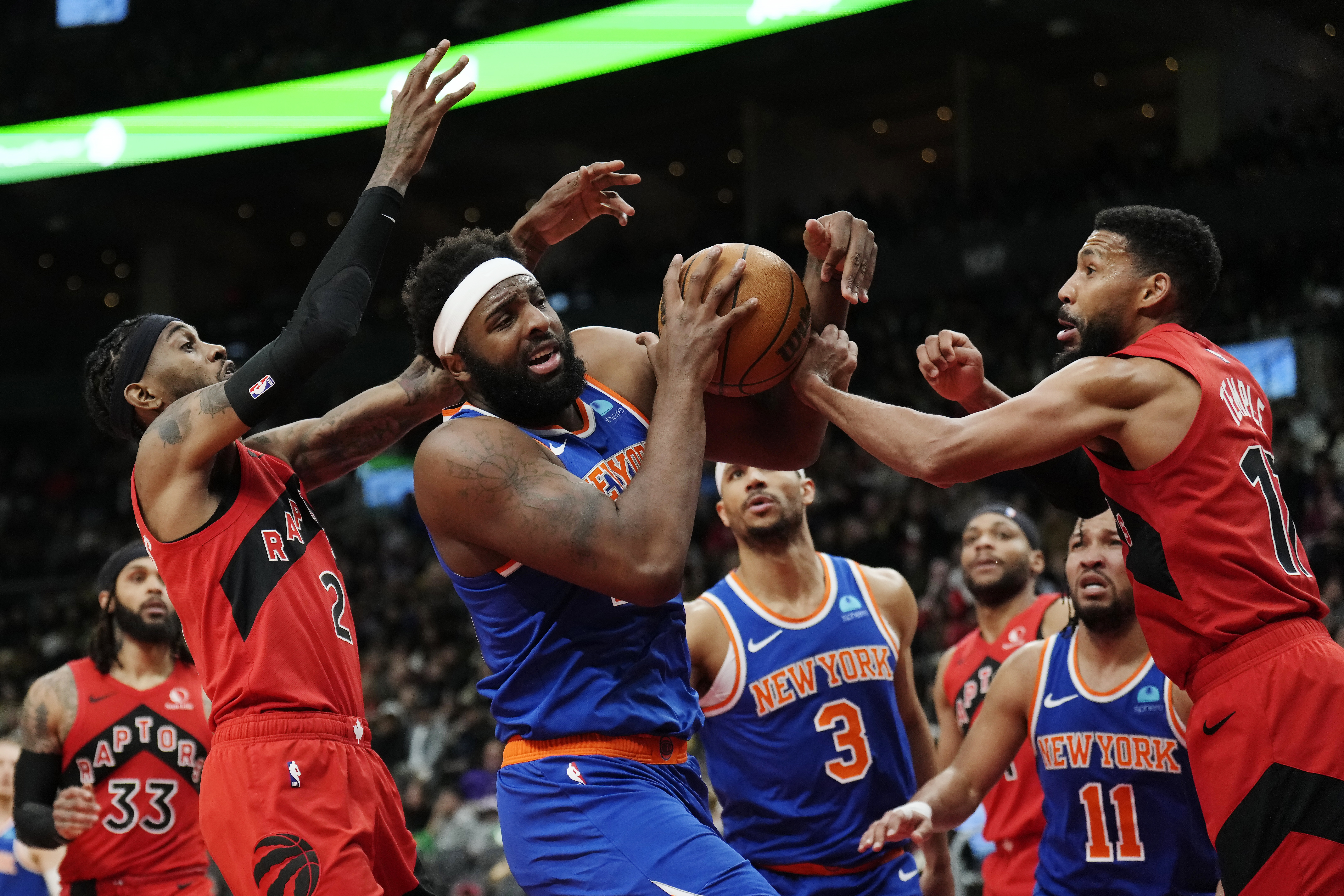 Knicks Raptors Basketball