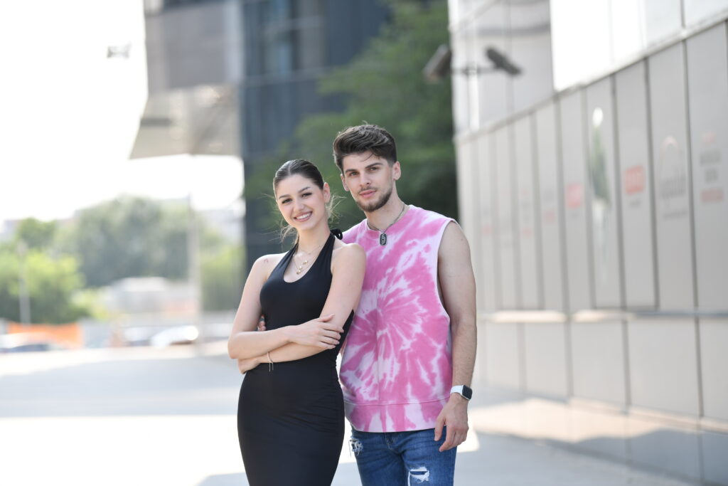 Beograd 22. jul 2024. Mia Smiljanić, Darko Gjorgjeski mladi pevači u usponu Foto:Goran Srdanov/Nova.rs
