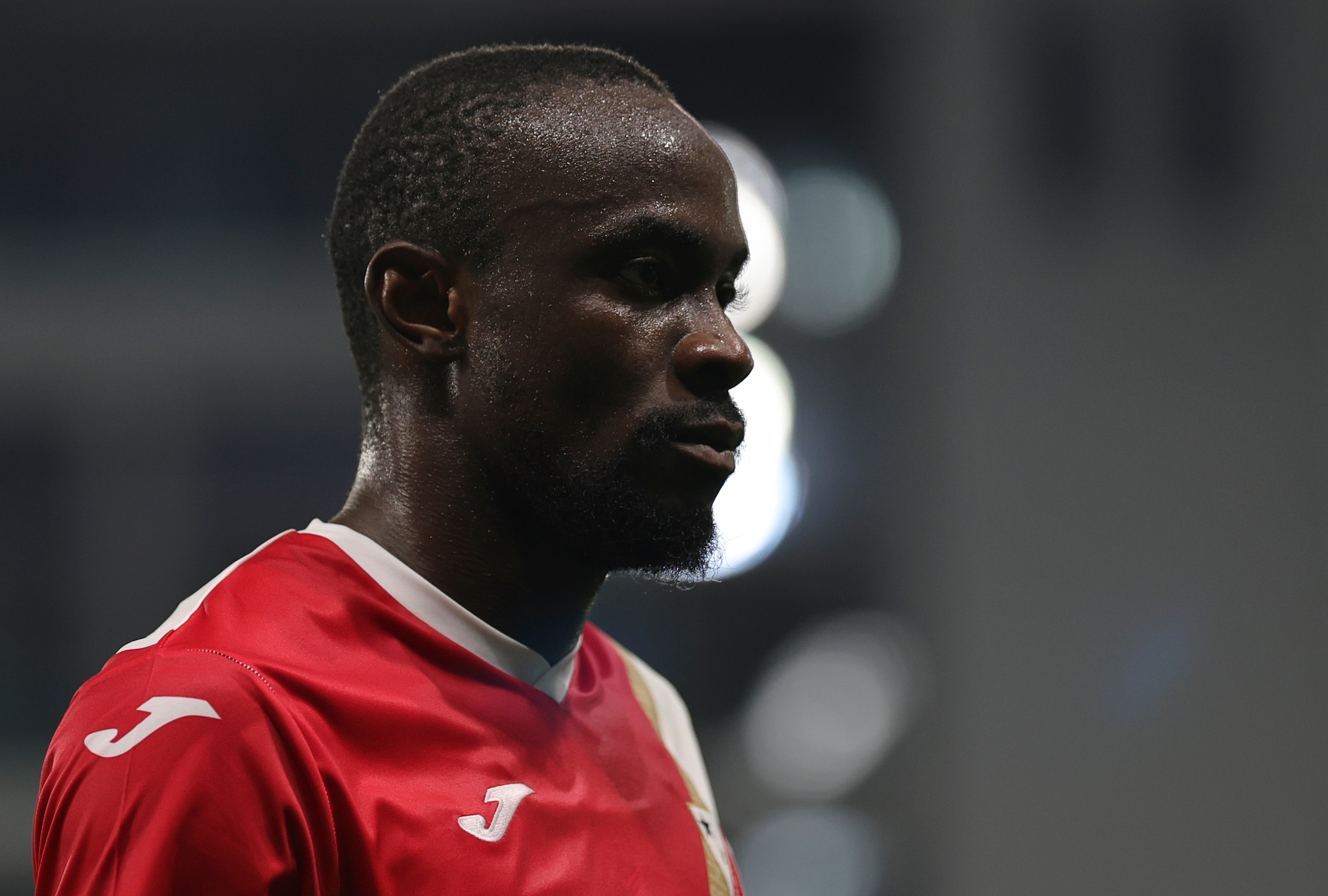Caleb Sery Zady during the UEFA Conference League season 2024/2025 3rd Qualifying Round match between Vojvodina and Maribor at stadium TSC Arena on August 15, 2024 in Backa Topola, Serbia. (Photo by Srdjan Stevanovic/Starsport.rs ©)