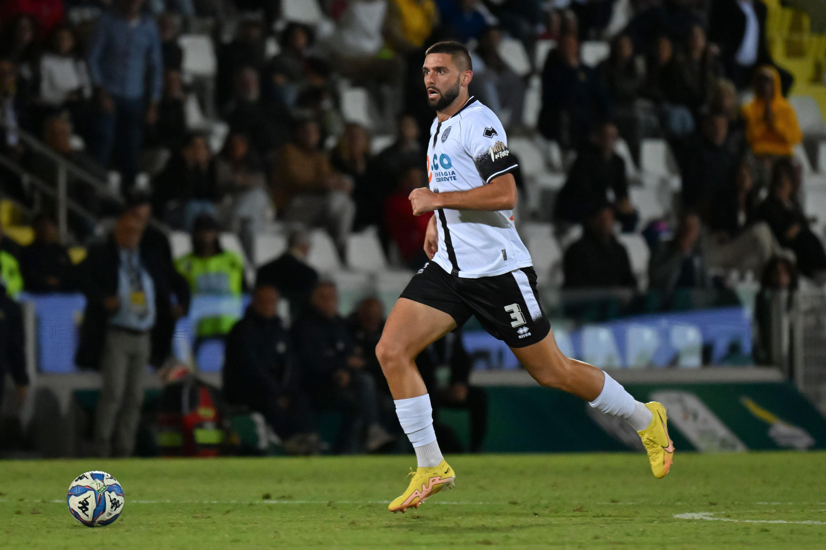 CURTO Marco (Cesena Fc) in action during Cesena FC vs Modena FC, Italian soccer Serie B match in Cesena, Italy, September 13 2024