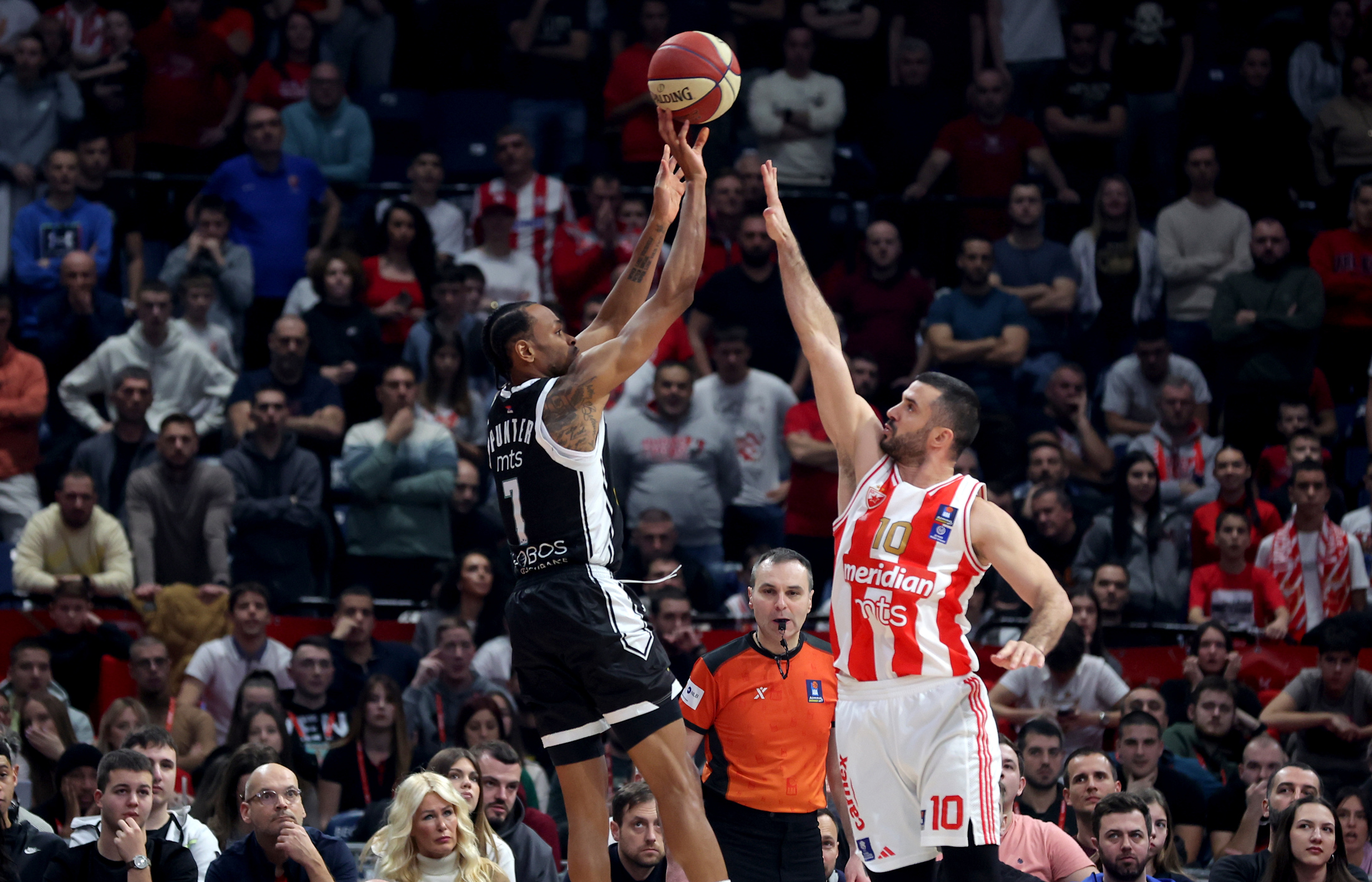 Crvena Zvezda - Partizan, ABA Liga, Belgrade, Serbia on Jan. 28, 2024.
photo: Pedja Milosavljevic/STARSPORT