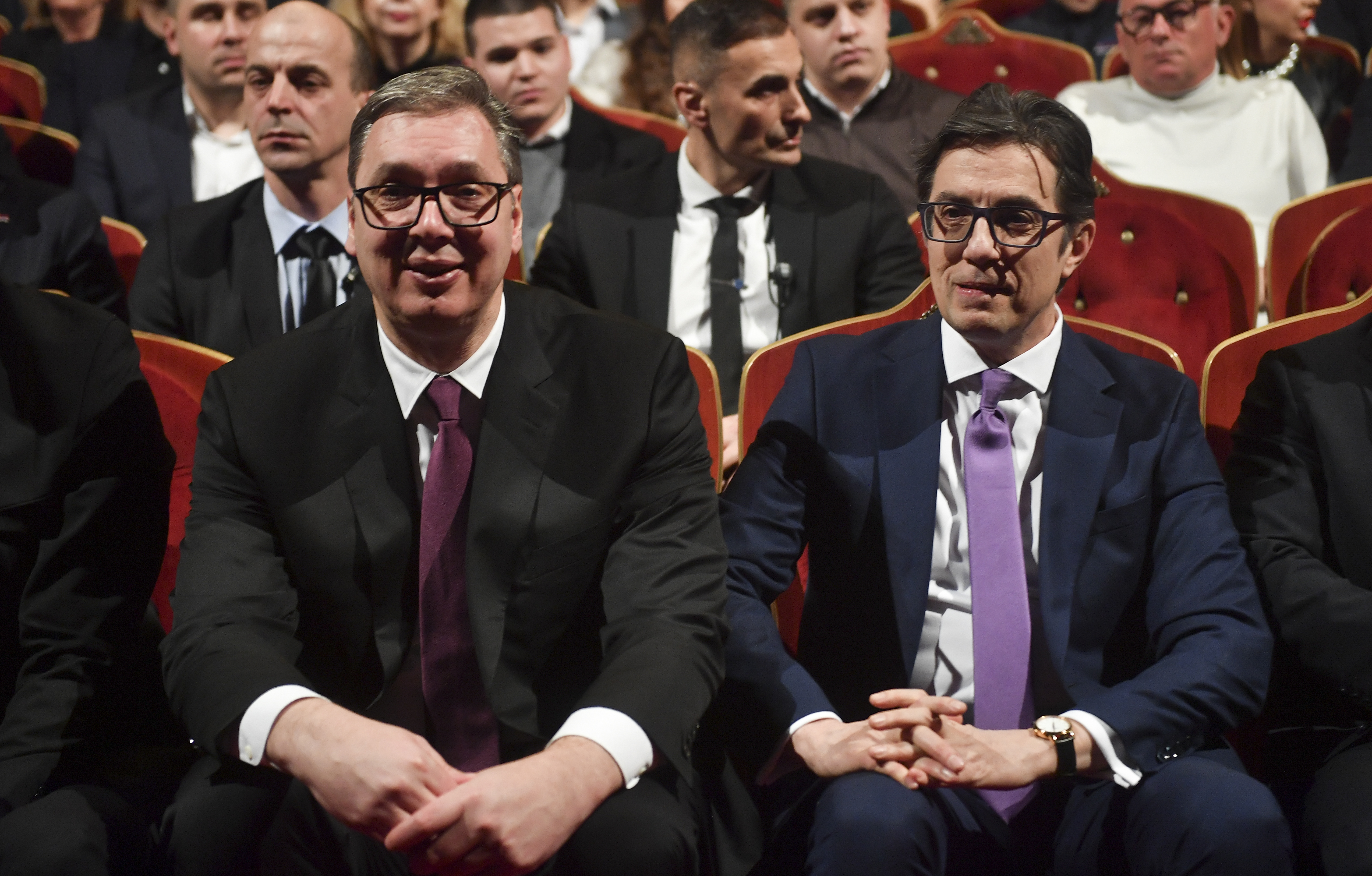 Serbian President Vucic attends national day of the Serbs in North Macedonia