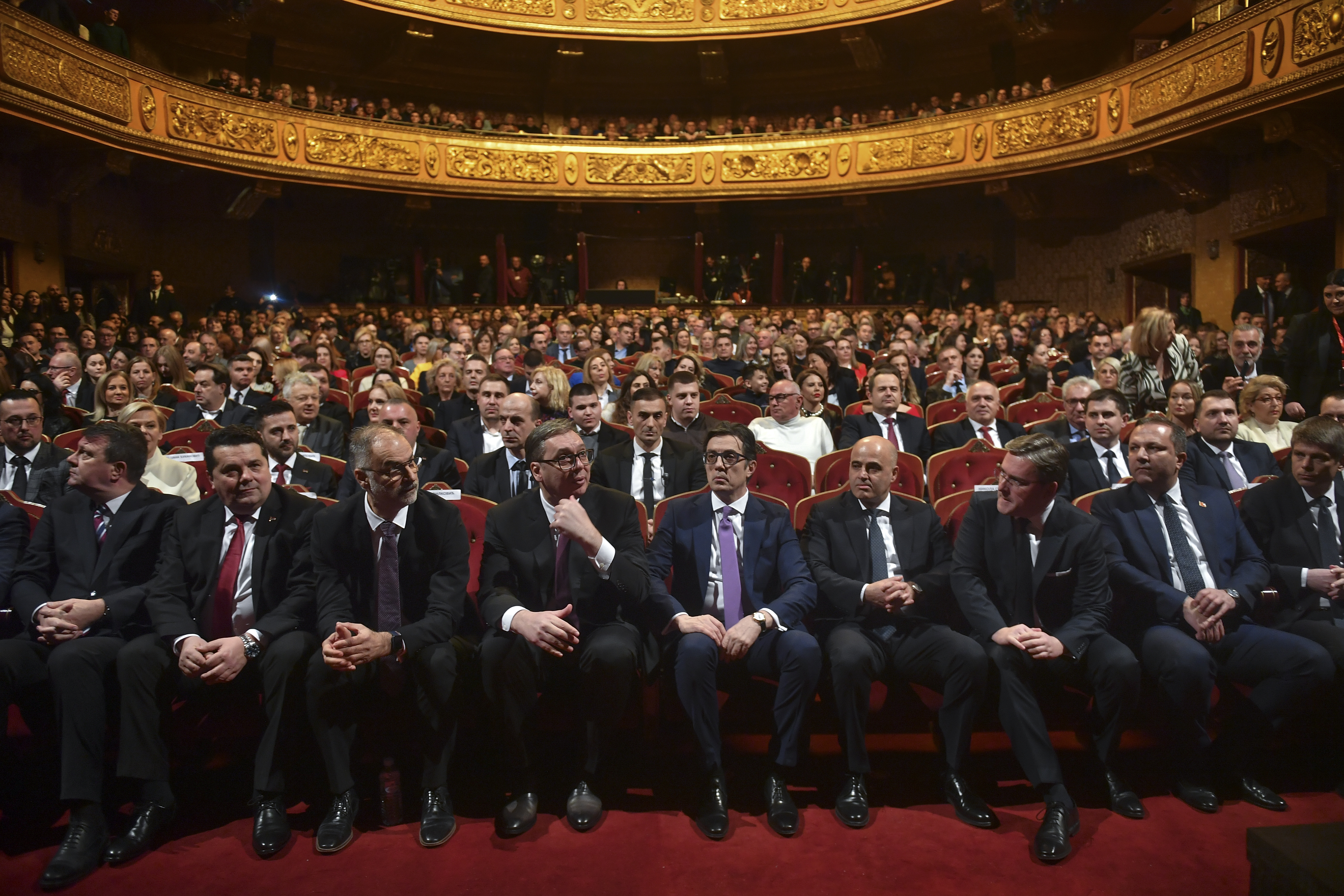 Serbian President Vucic attends national day of the Serbs in North Macedonia