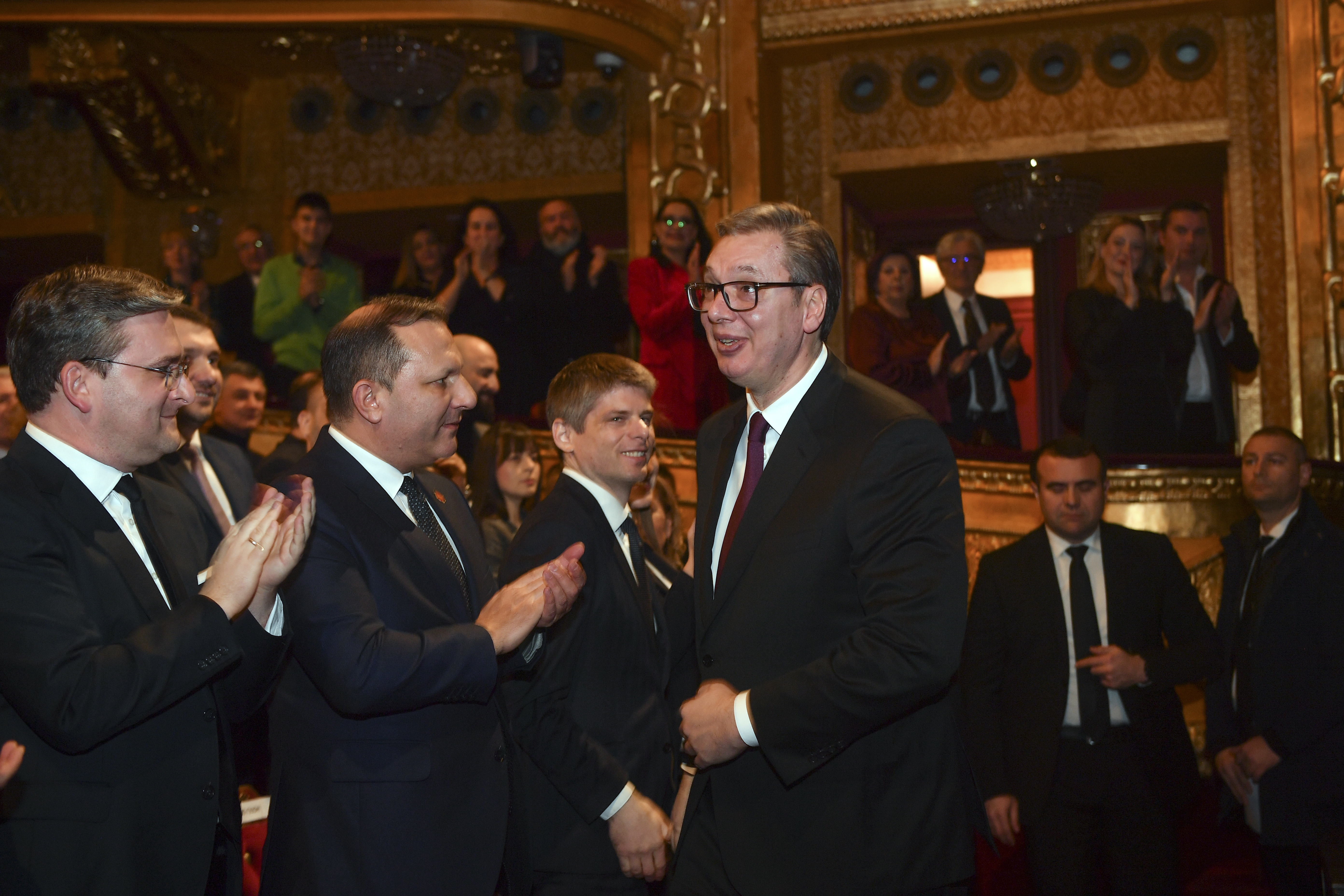 Serbian President Vucic attends national day of the Serbs in North Macedonia