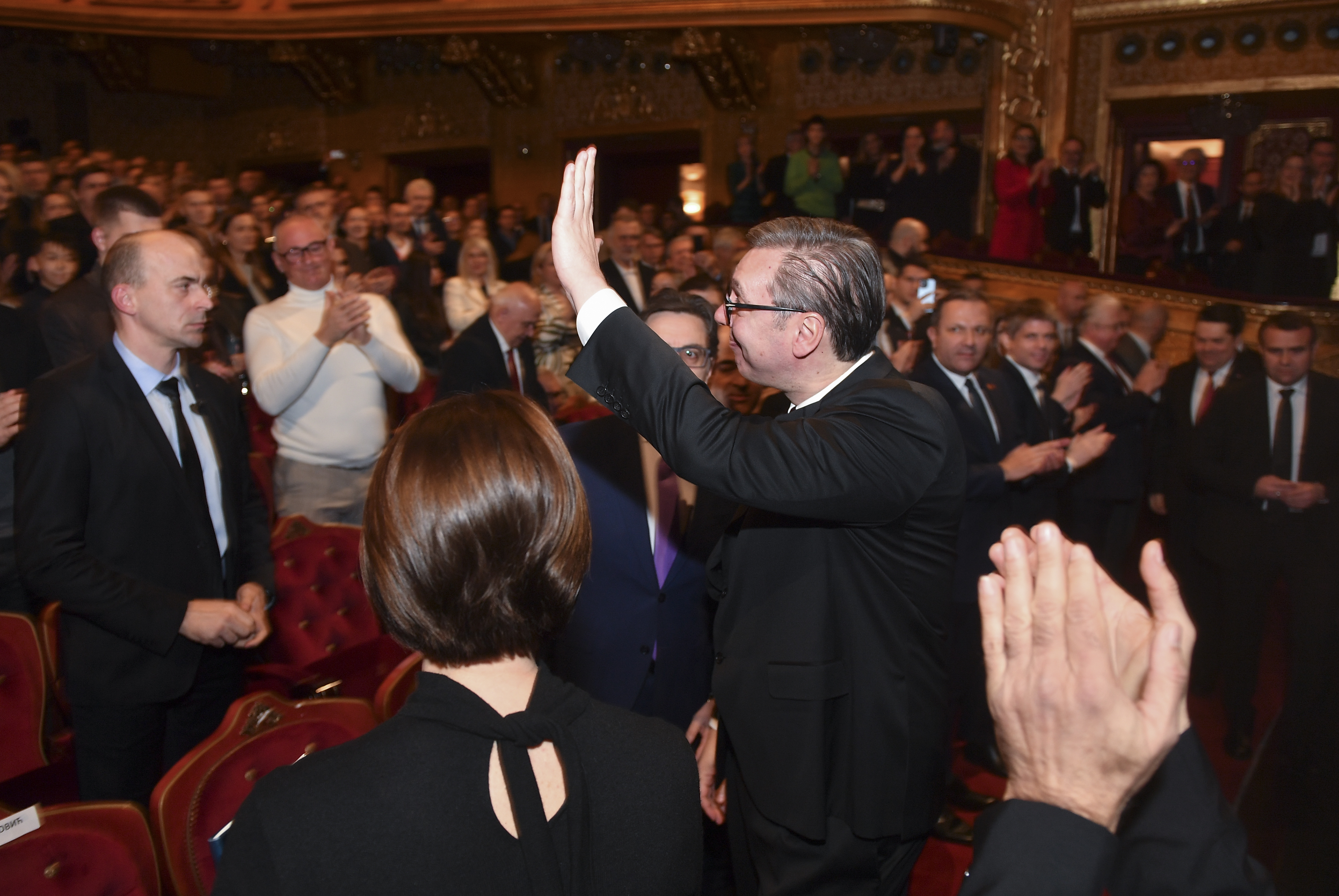 Serbian President Vucic attends national day of the Serbs in North Macedonia