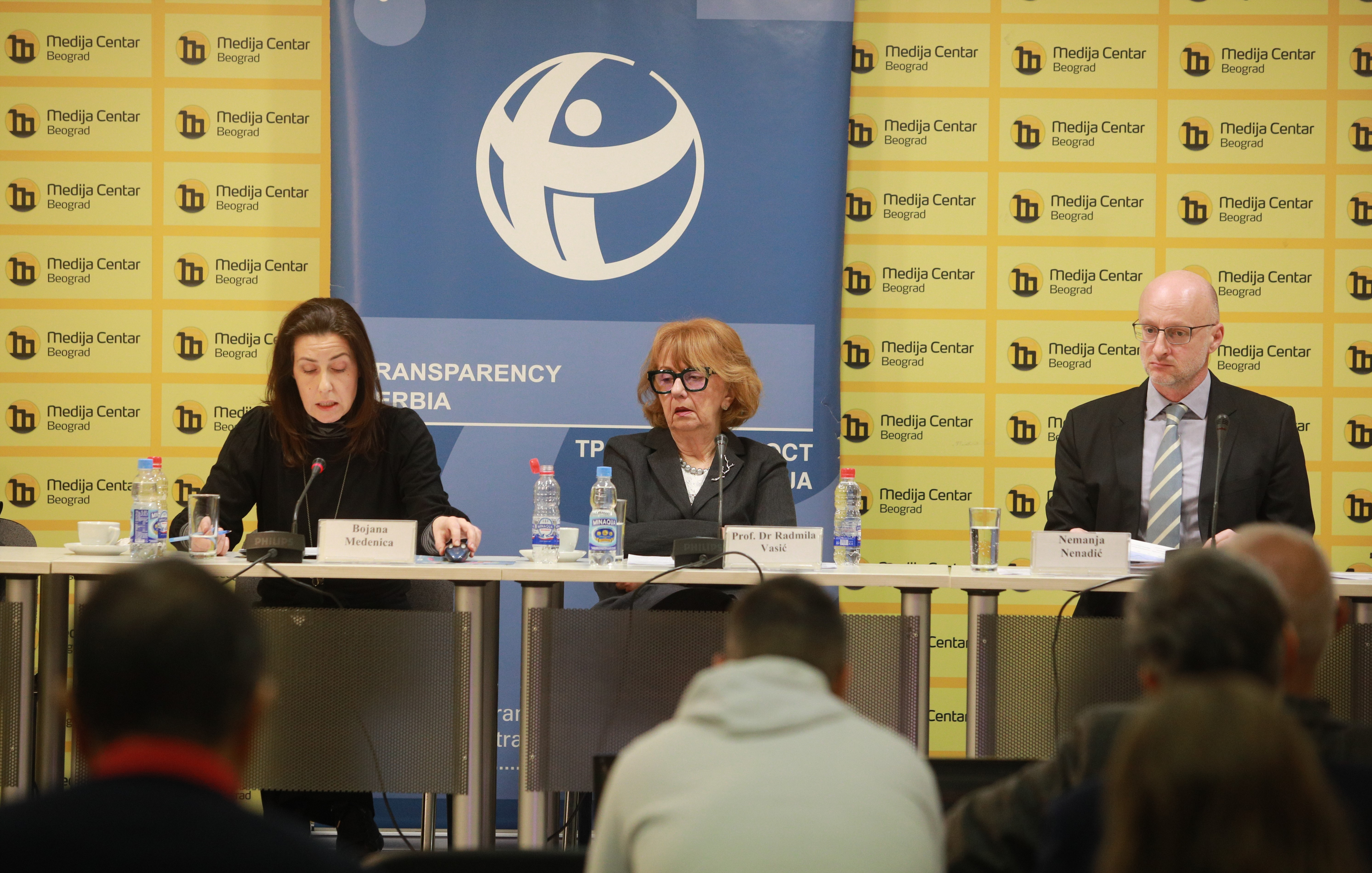 Press conference of Transparency Organization - Serbia, where the results of the corruption perception index for 2023, comparison with previous years and other countries, as well as the main problems and priorities for the fight against corruption in Serb