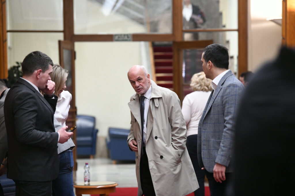 Beograd 21. februar 2023. Skupstina grada Beograda, sednica, opozicija pred sednicu Foto:Vesna Lalić/Nova.rs