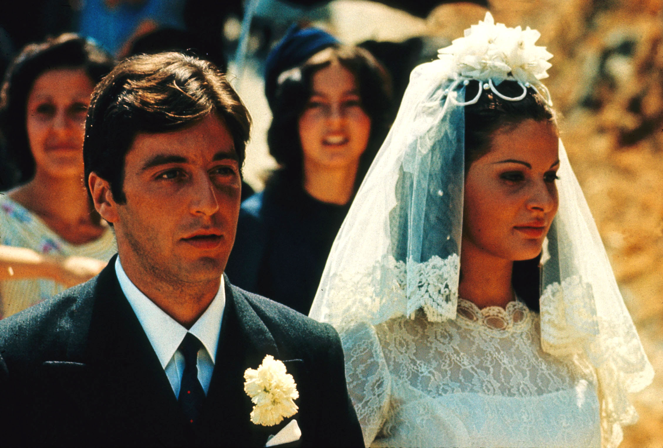 THE GODFATHER [US 1972]  AL PACINO, SIMONETTA STEFANELLI     Date: 1972,Image: 43095389, License: Rights-managed, Restrictions: , Model Release: no, Credit line: