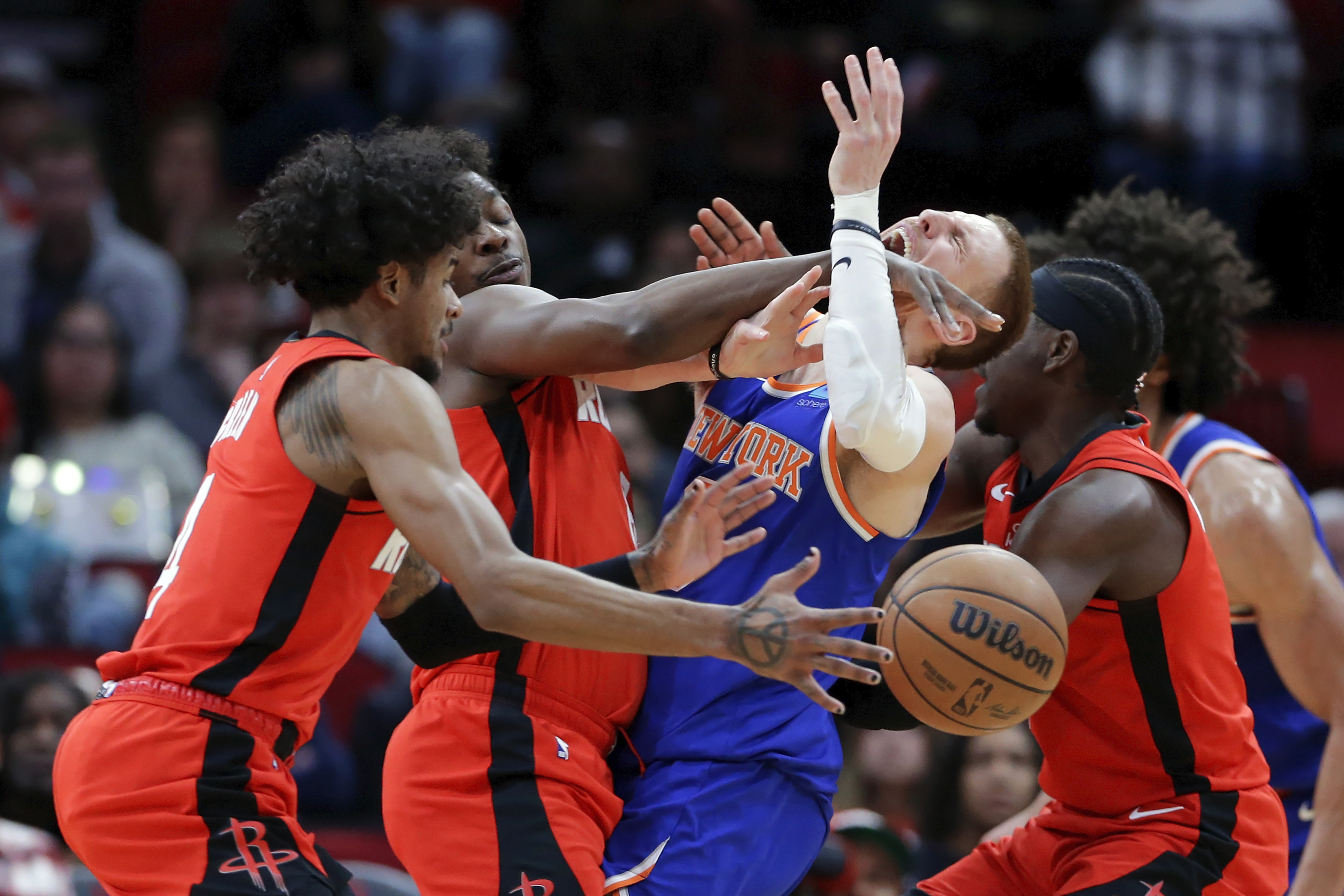 Knicks Rockets Basketball