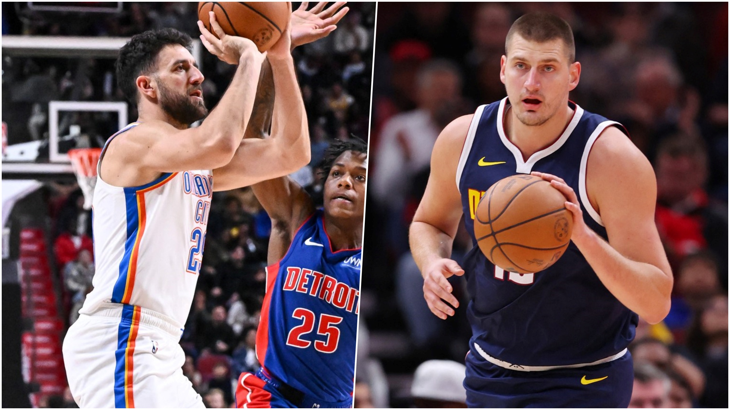 Vasilije Micić i Nikola Jokić, kombo Foto: Minas Panagiotakis / Getty Michael Reaves / Getty images / Profimedia/ Profimedia