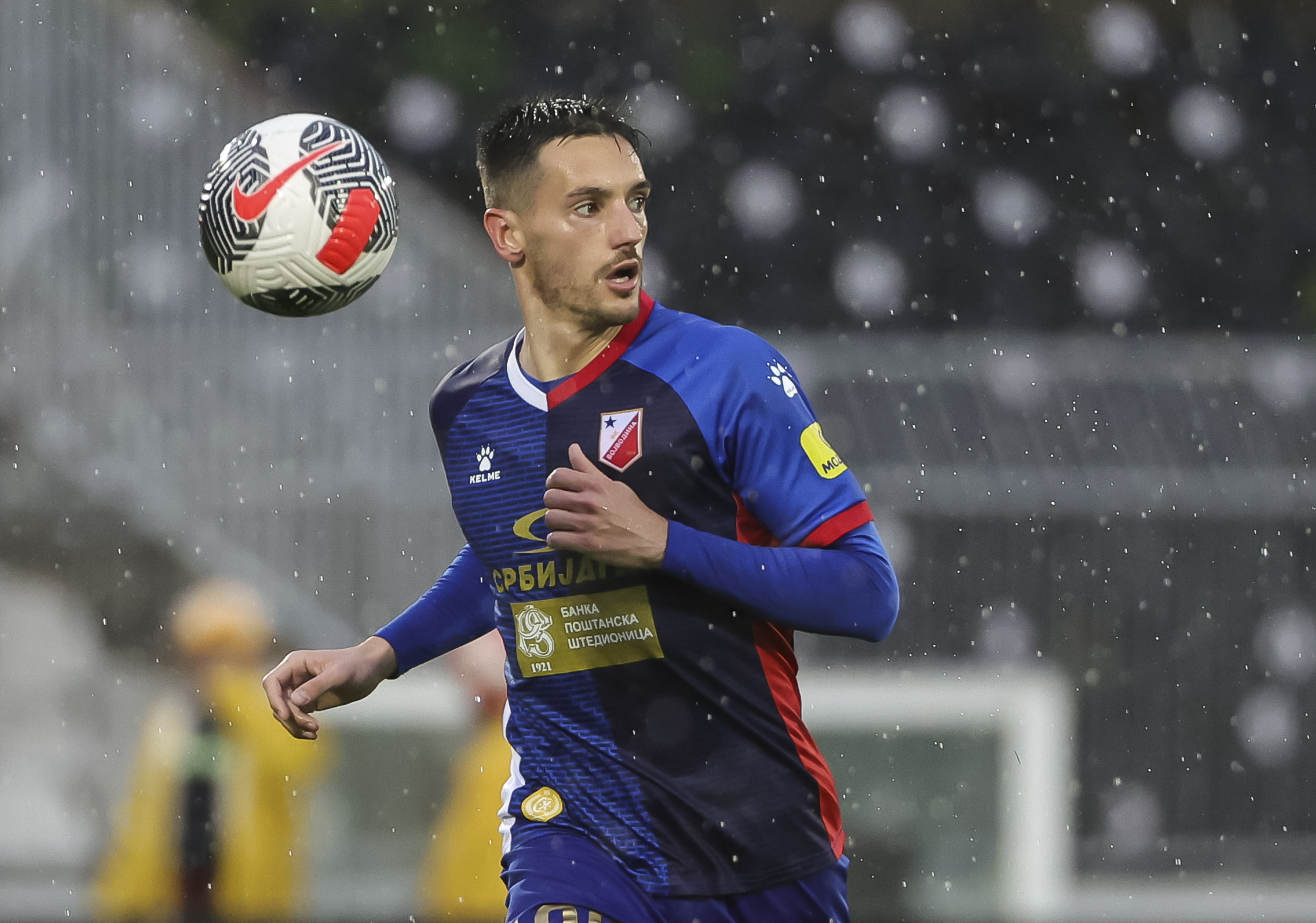 Vukan Savicevic during the Mozzart Super Liga 2023/2024 Play Off match between Partizan and Vojvodina Novi Sad at stadium FK Partizan (JNA) on May 02, 2024 in Belgrade, Serbia. (Photo by Srdjan Stevanovic/Starsport.rs ©)