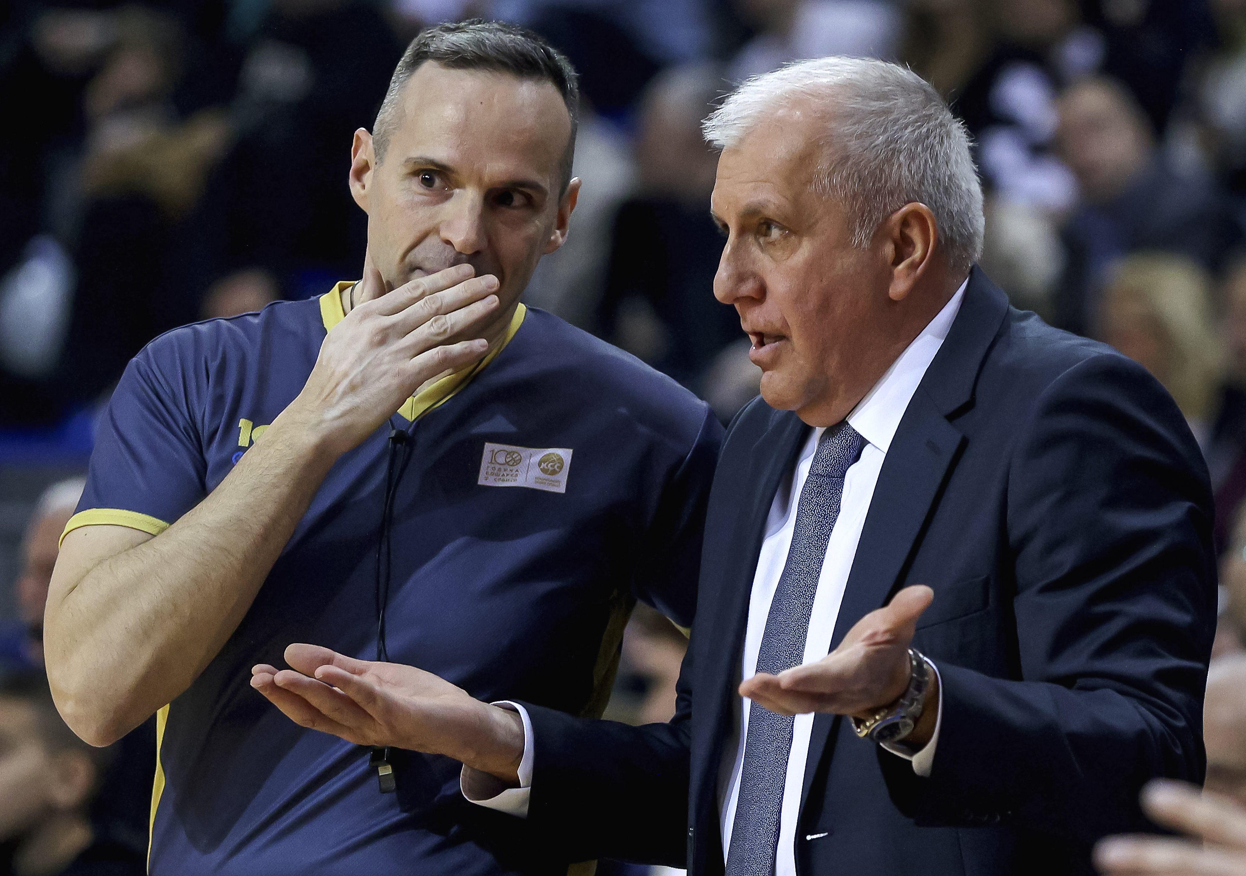 during the Kup Radivoja Koraca Season 2023-2024 semi final  match between Partizan and Vojvodina at Cair hall on February 16, 2024 in Nis, Serbia. (Photo by Nikola Gligic/Starsport.rs ©)