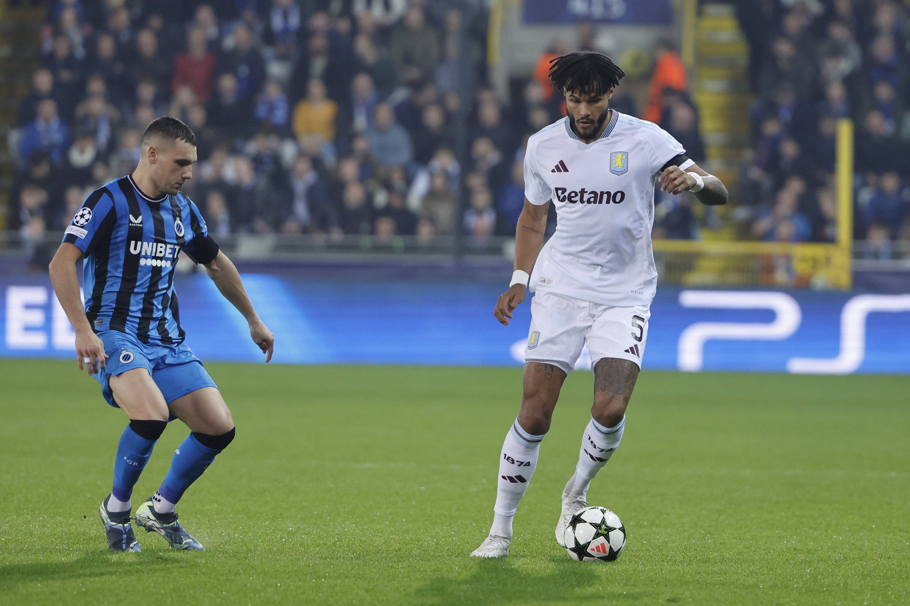 Club Brugge v Aston Villa - UEFA Champions League BRUGGE, BELGIUM - NOVEMBER 06 : Tyrone Mings defender of Aston Villa d