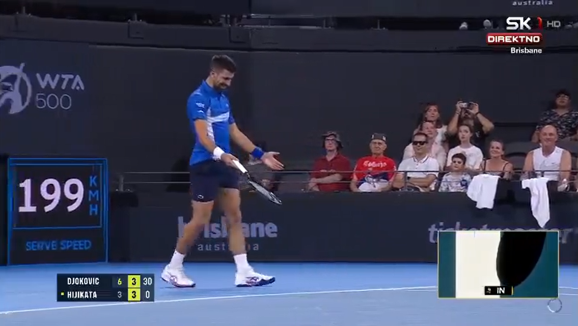 Novak Đoković i kompjuter