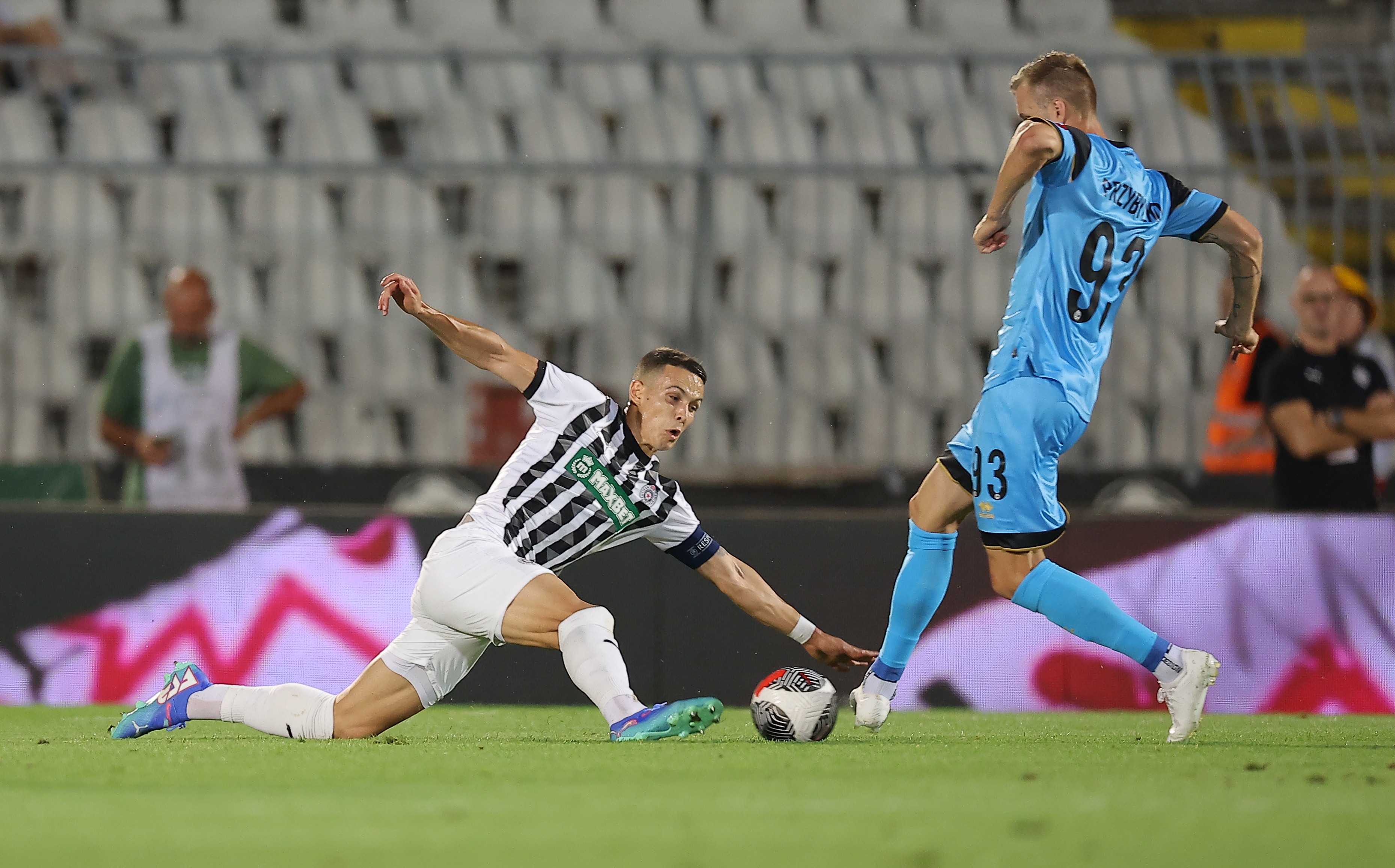 Svetozar Markovic UEFA Europa League third qualifying round 1st leg football match match between Partizan and Lugano in Belgrade, Serbia on Aug. 08, 2024.
photo: Pedja Milosavljevic/STARSPORT