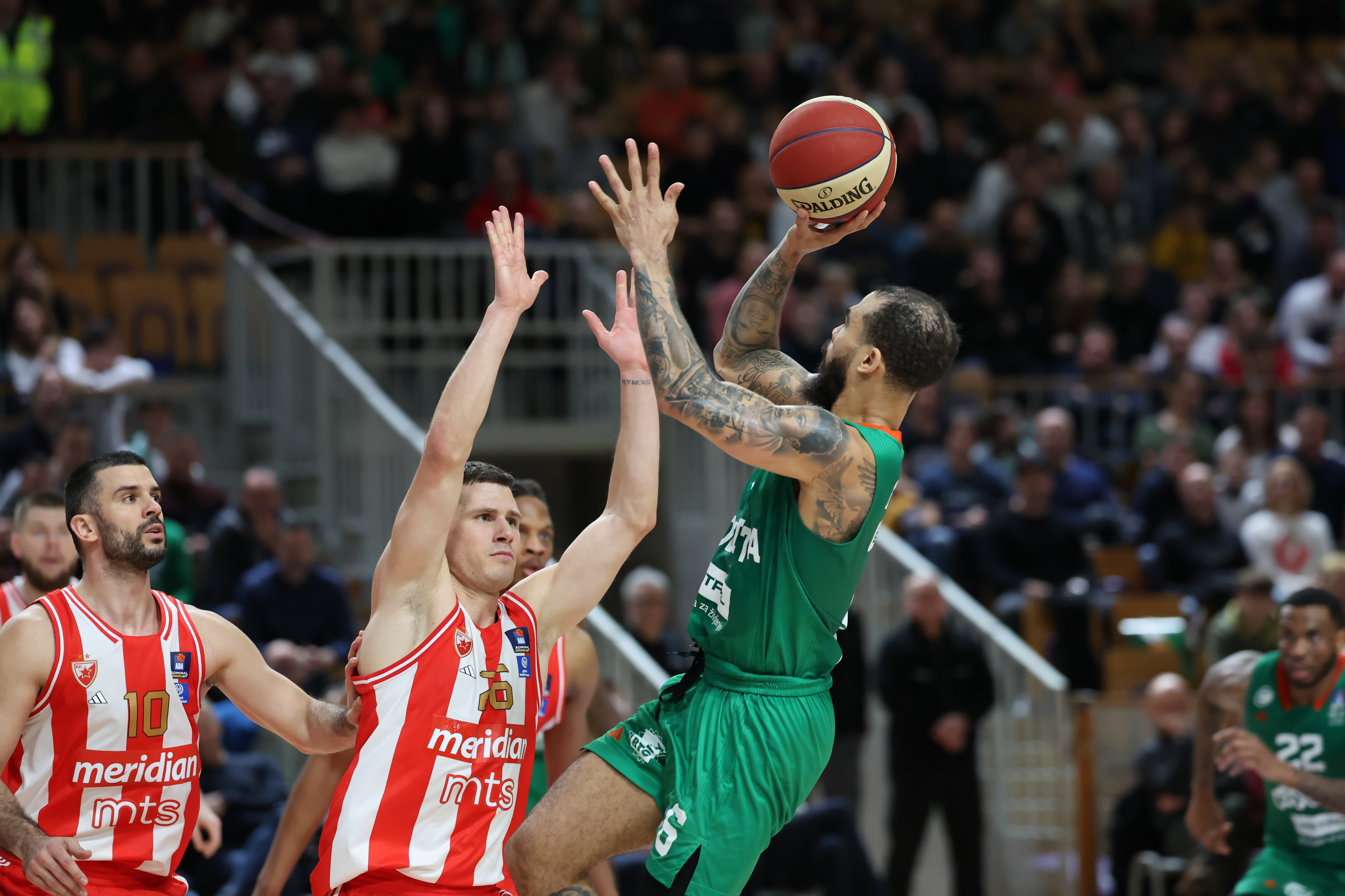 Cedevita Olimpija, Crvena zvezda, košarka Foto: Cedevita Olimpija/Ales Fevzer