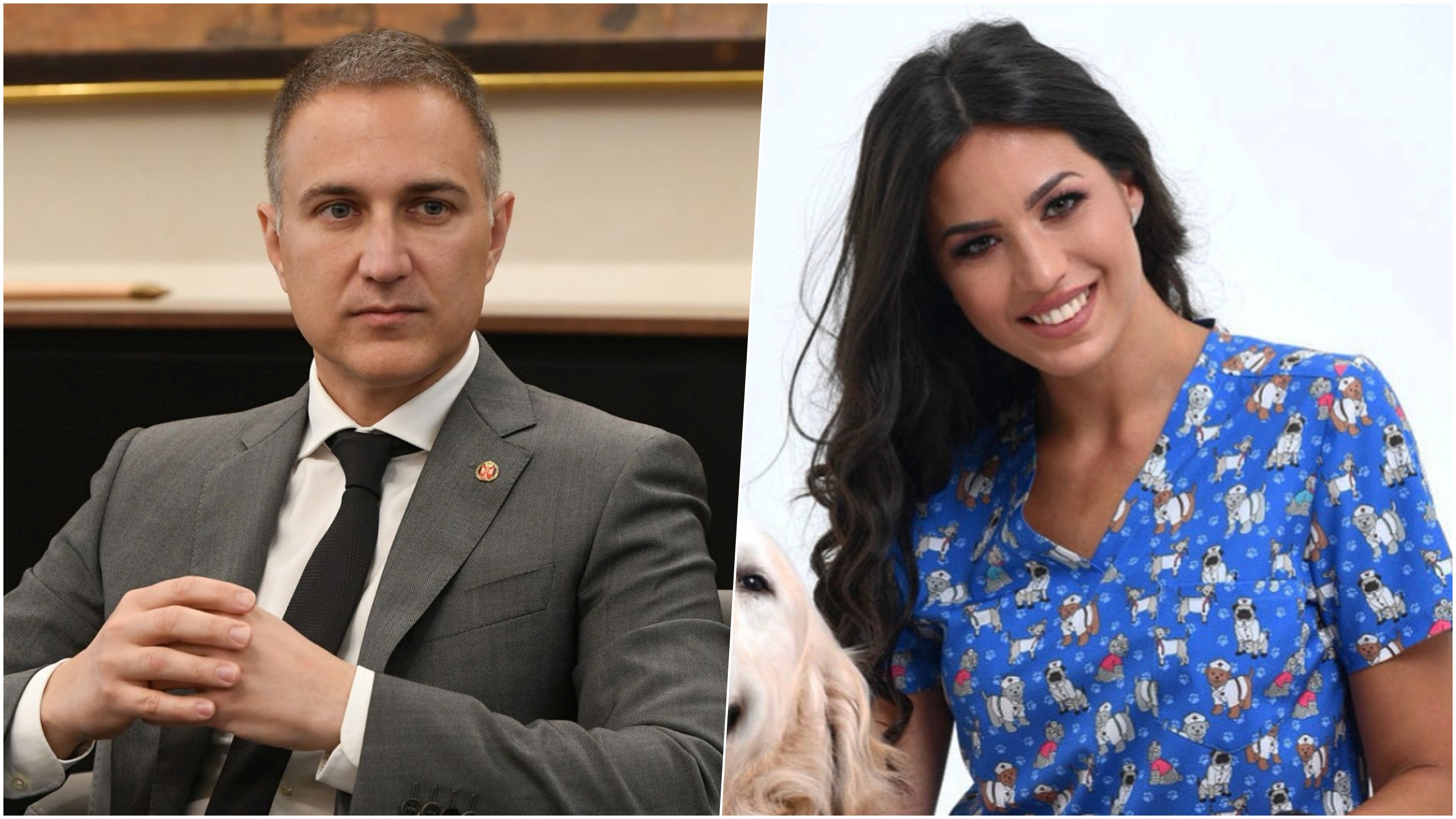 Nebojša Stefanović i Mia Niketić, kombo Foto: MINISTARSTVO ODBRANE I VOJSKA SRBIJE/Dragan Petrović
