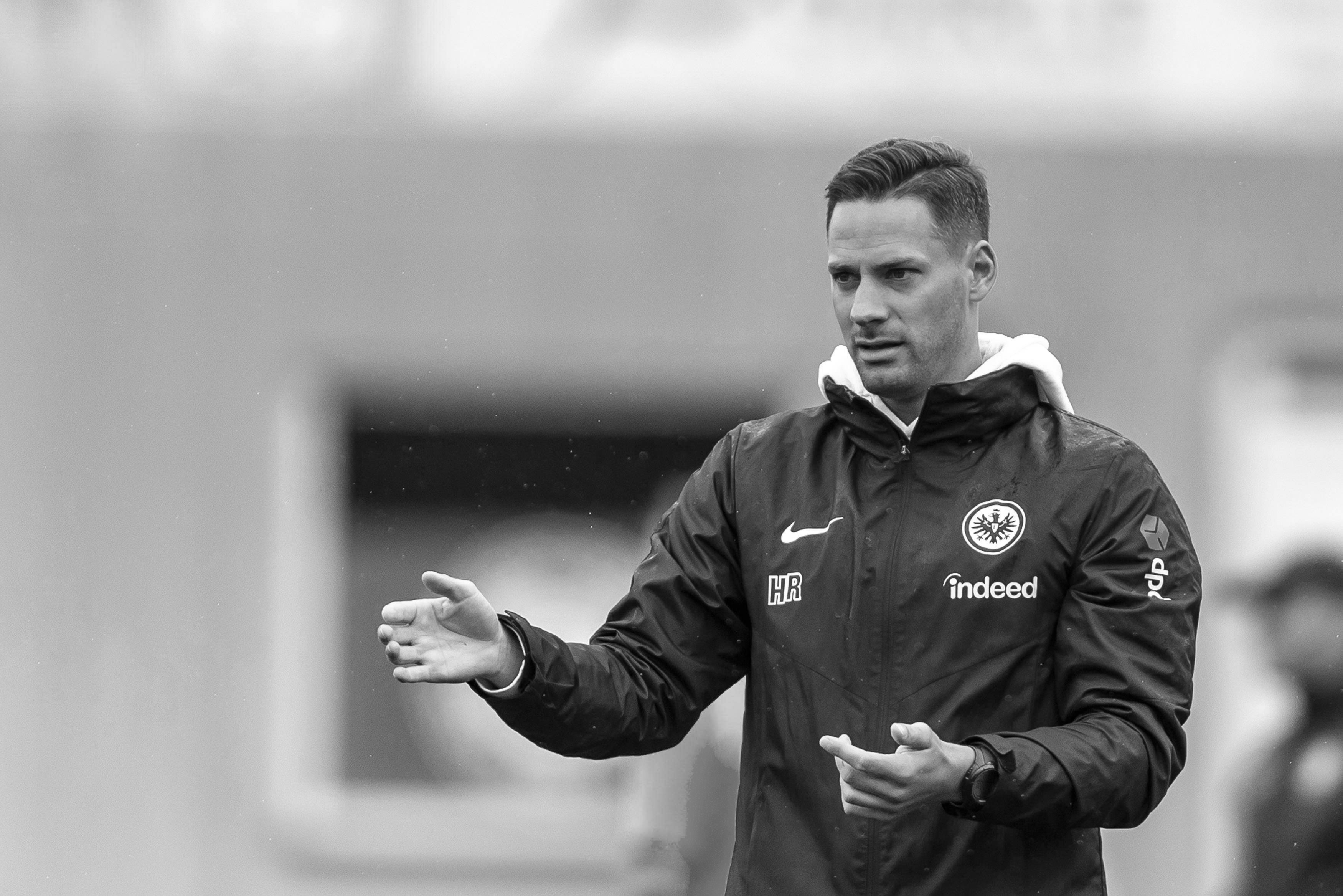 Helge Rasche (Trainer, Eintrach Frankfurt U19) GER, FV Rot-Weiss Weiler vs Eintracht Frankfurt U19, Fussball, Vorbereitu