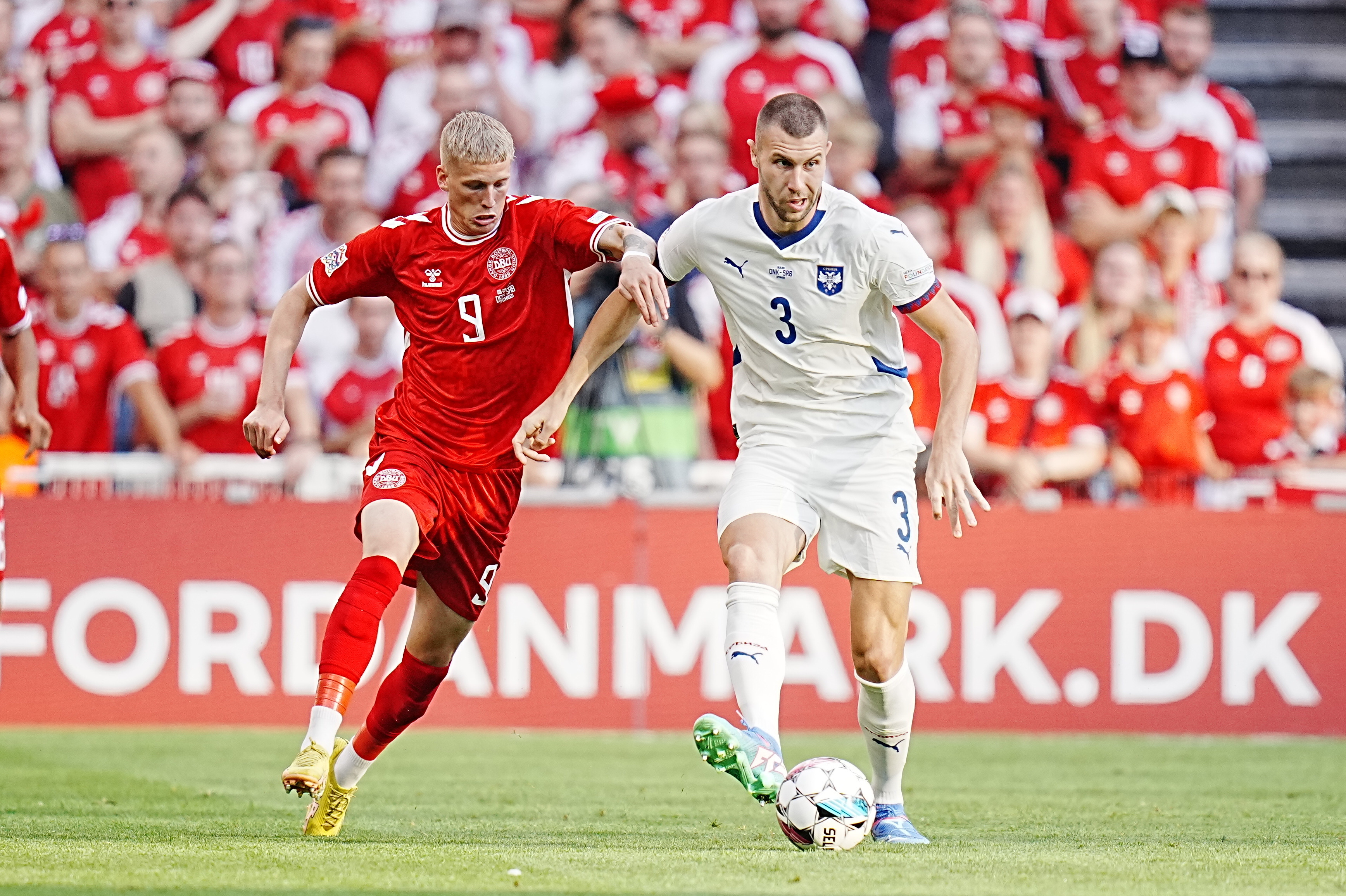Denmark Serbia Nations League Soccer