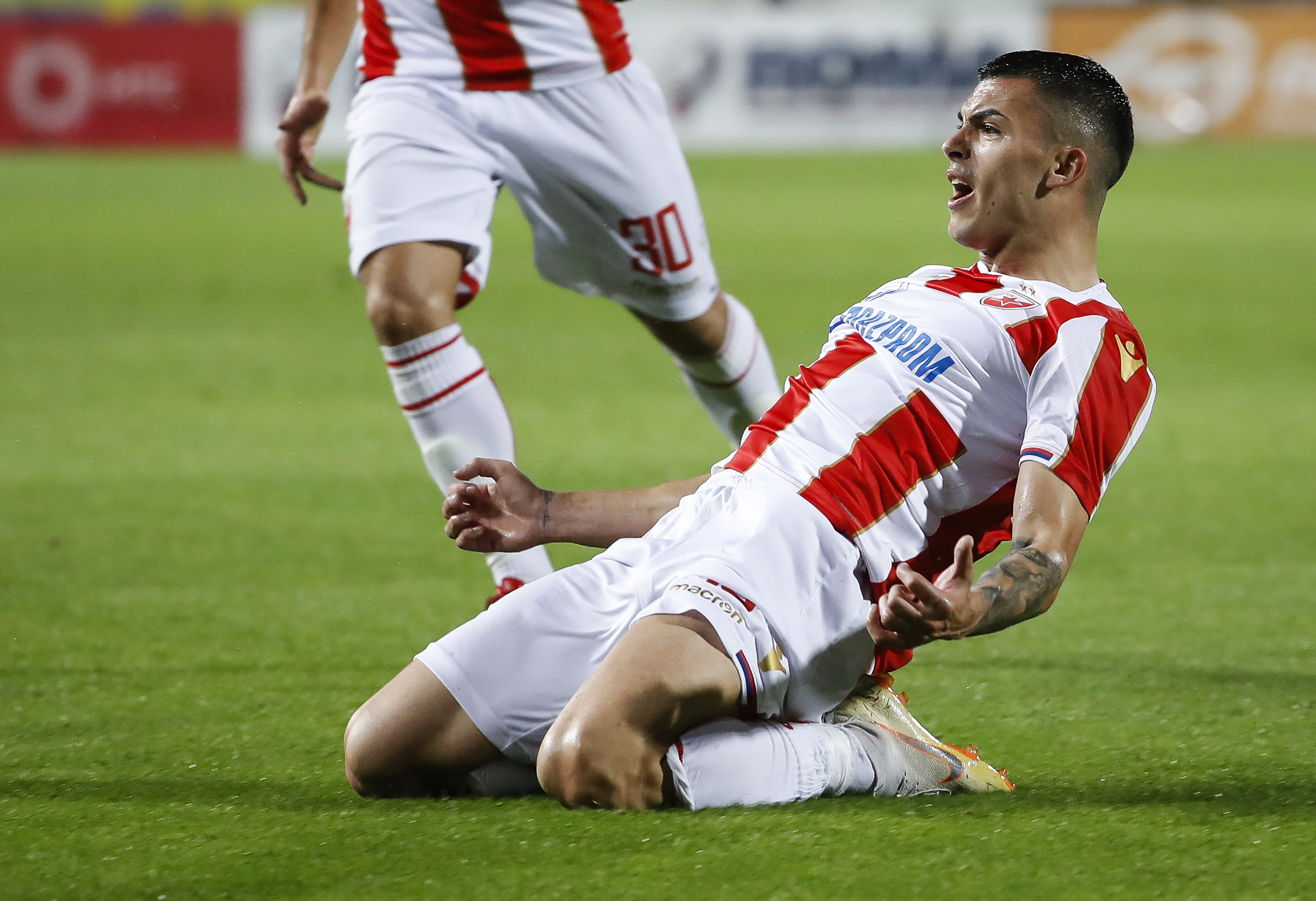 Fudbal UEFA Champions League qualifications  Second Round season 2018-2019
Crvena Zvezda v Suduva (Lithuania)
Nemanja Radonjic celebrates after scoring a goal
Beograd, 24.07.2018.
foto: Srdjan Stevanovic/Starsportphoto ©