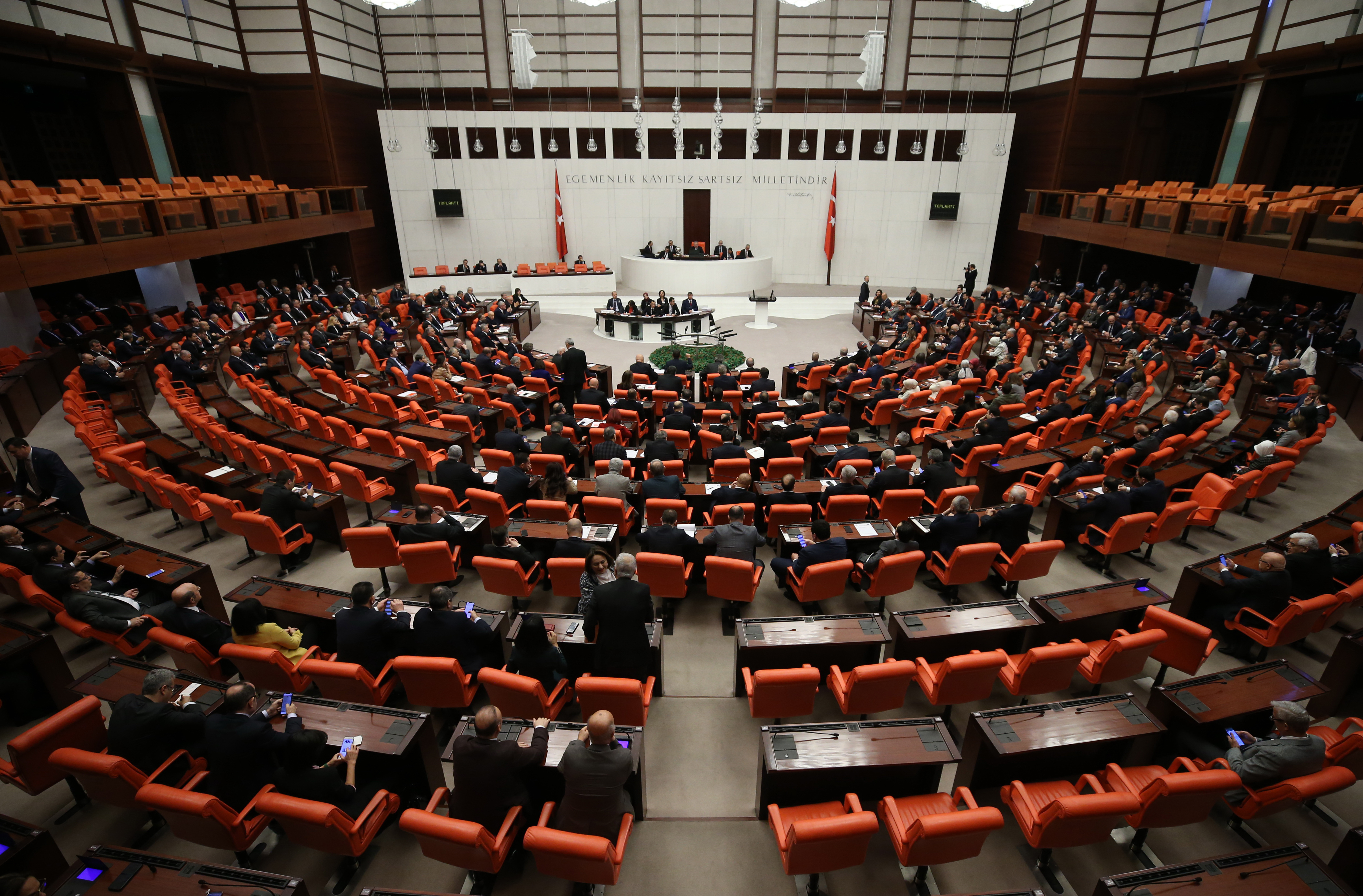 Turkish Parliament extraordinary meeting on Turkish military force for Libya