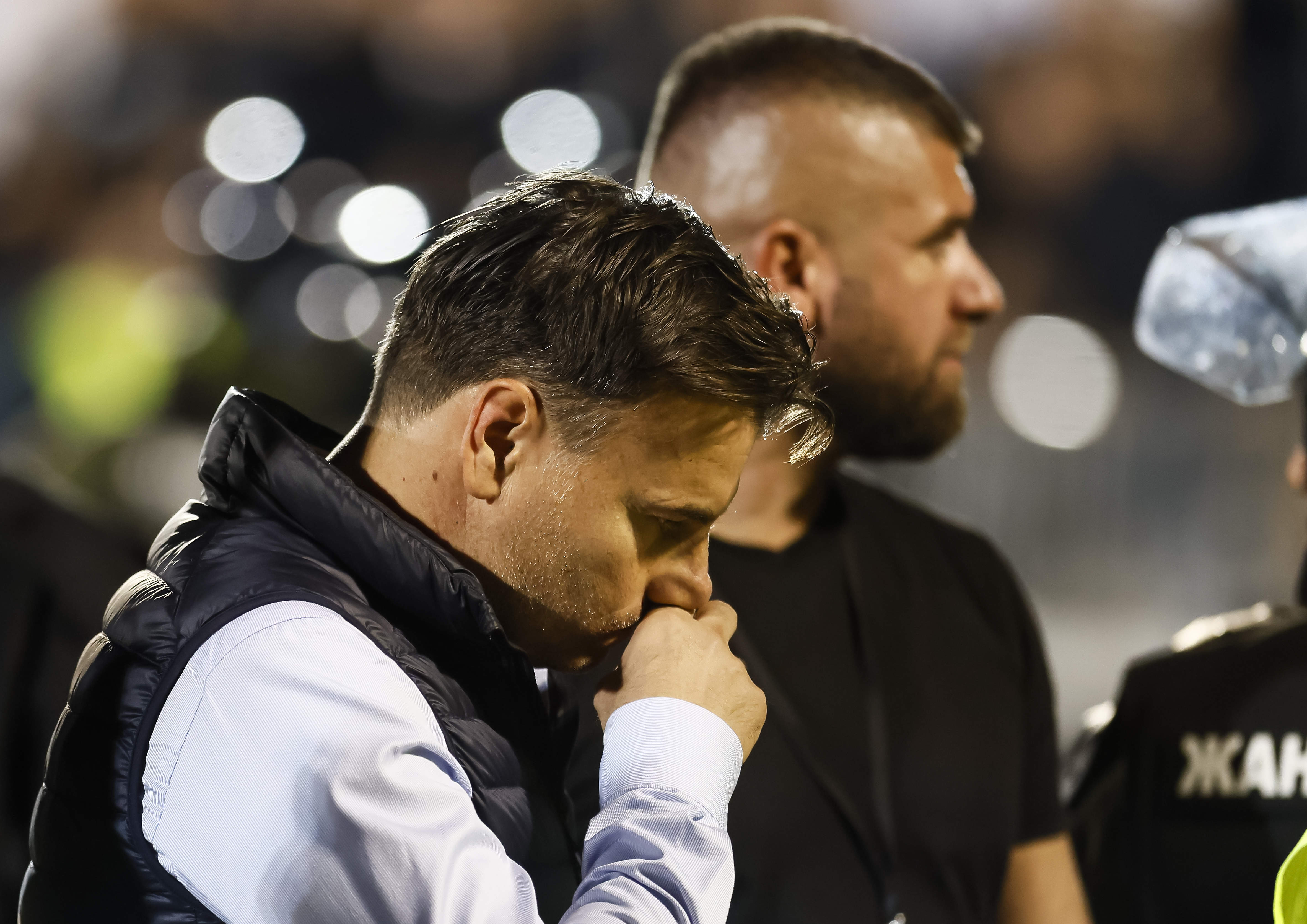 during the Mozzart Super Liga 2024/2025 match between Partizan and Crvena Zvezda at stadium FK Partizan (JNA) on September 23, 2024 in Belgrade, Serbia. (Photo by Pedja Milosavljevic/Starsport.rs ©)