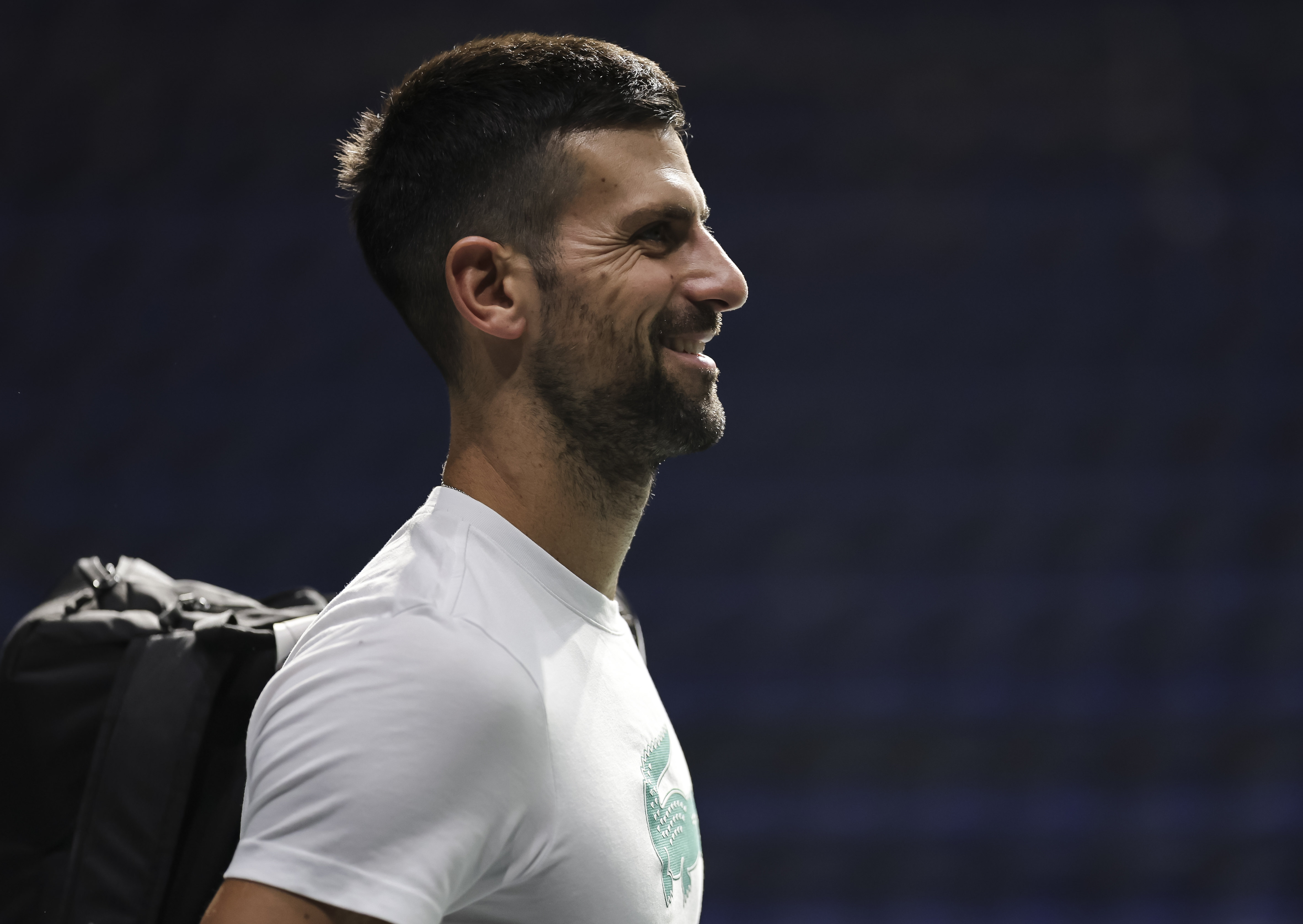 during practice session prior to the 2024 Davis Cup World Group I match between Serbia and Greece at Aleksandar Nikolic hall, on September 12, 2024 in Belgrade, Serbia. (Photo by Srdjan Stevanovic/Starsport.rs ©)