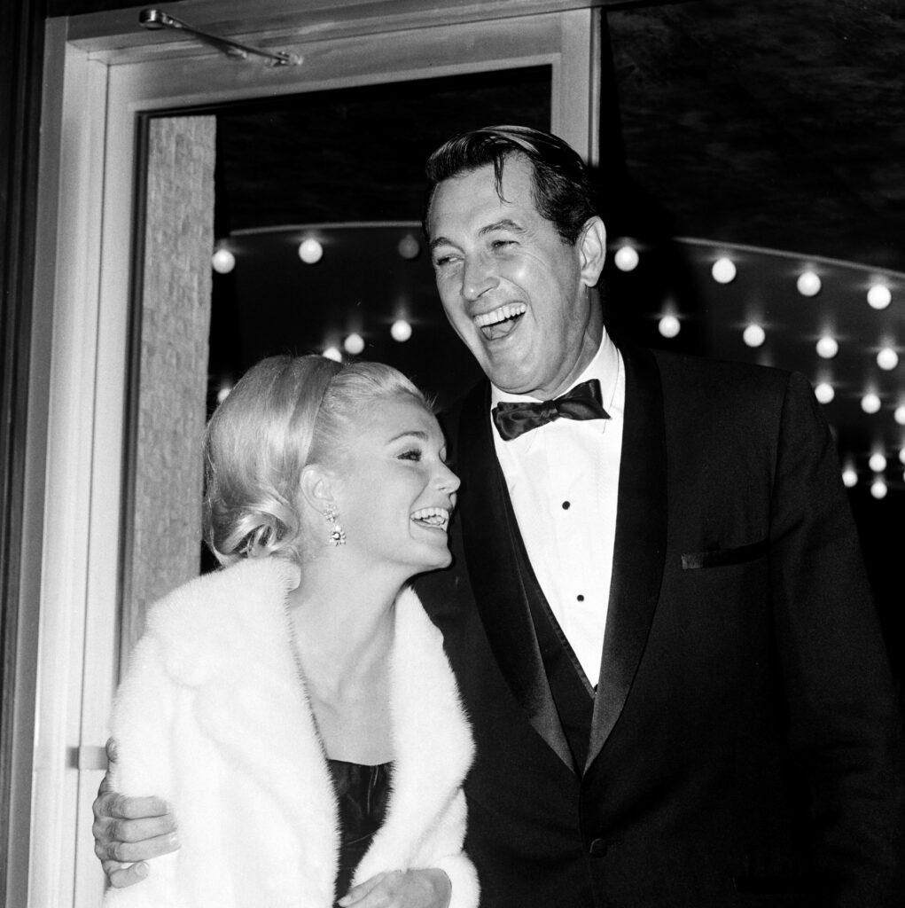 Rock Hudson, Yvette Mimieux, circa (1967). (File Reference # 34580-557THA),Image: 828945942, License: Rights-managed, Restrictions: For Editorial Use Only -, Model Release: no, Credit line: The Hollywood Archive / Hollywood Archive / Profimedia