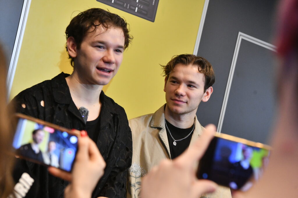 Beograd, 29.04.2024. Predstavnici Švedske na Eurosongu 2024, braća iz Norveške, Marcus i Martinus, Markus i Martinus, Evrovizija Foto: Vesna Lalić/Nova.rs