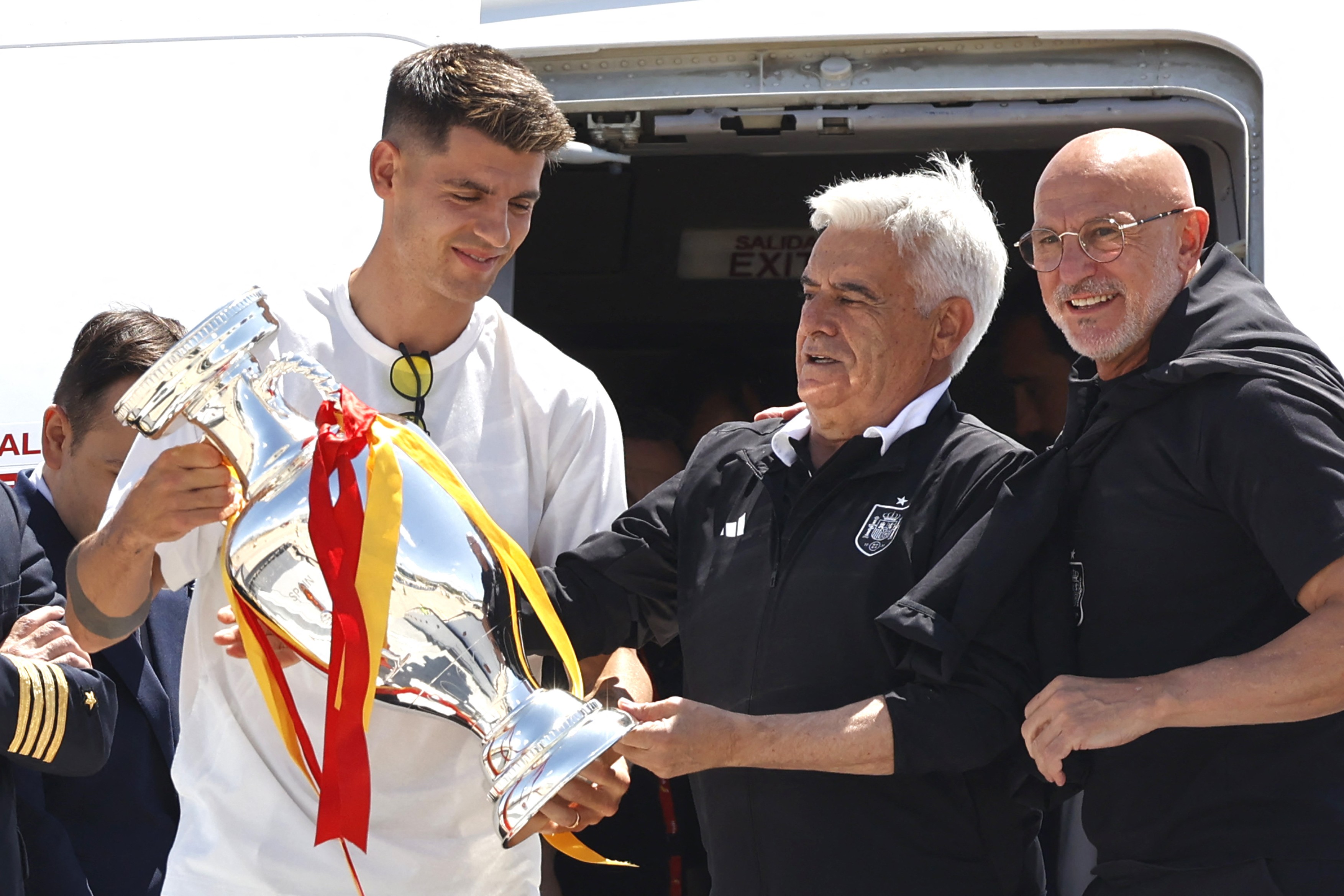 Euro 2024 Winner Spanish Team Arriving At Madrid Airport