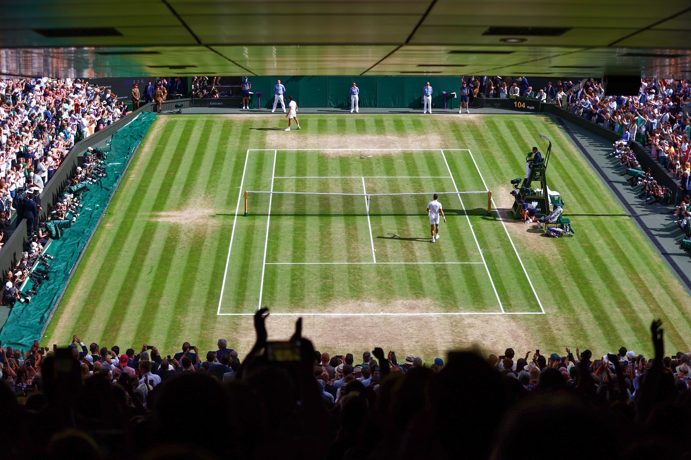 Finale Vimbldona 2024, Centralni teren