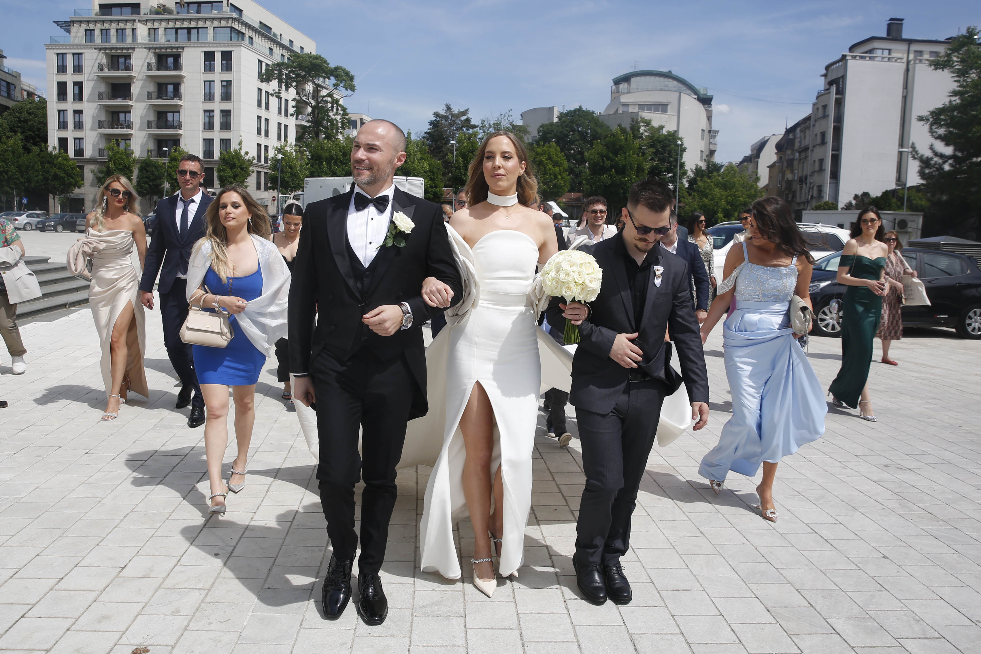 Aca Sofronijević svadba vencanje hram svetog save  Foto:Goran Srdanov/Nova.rs