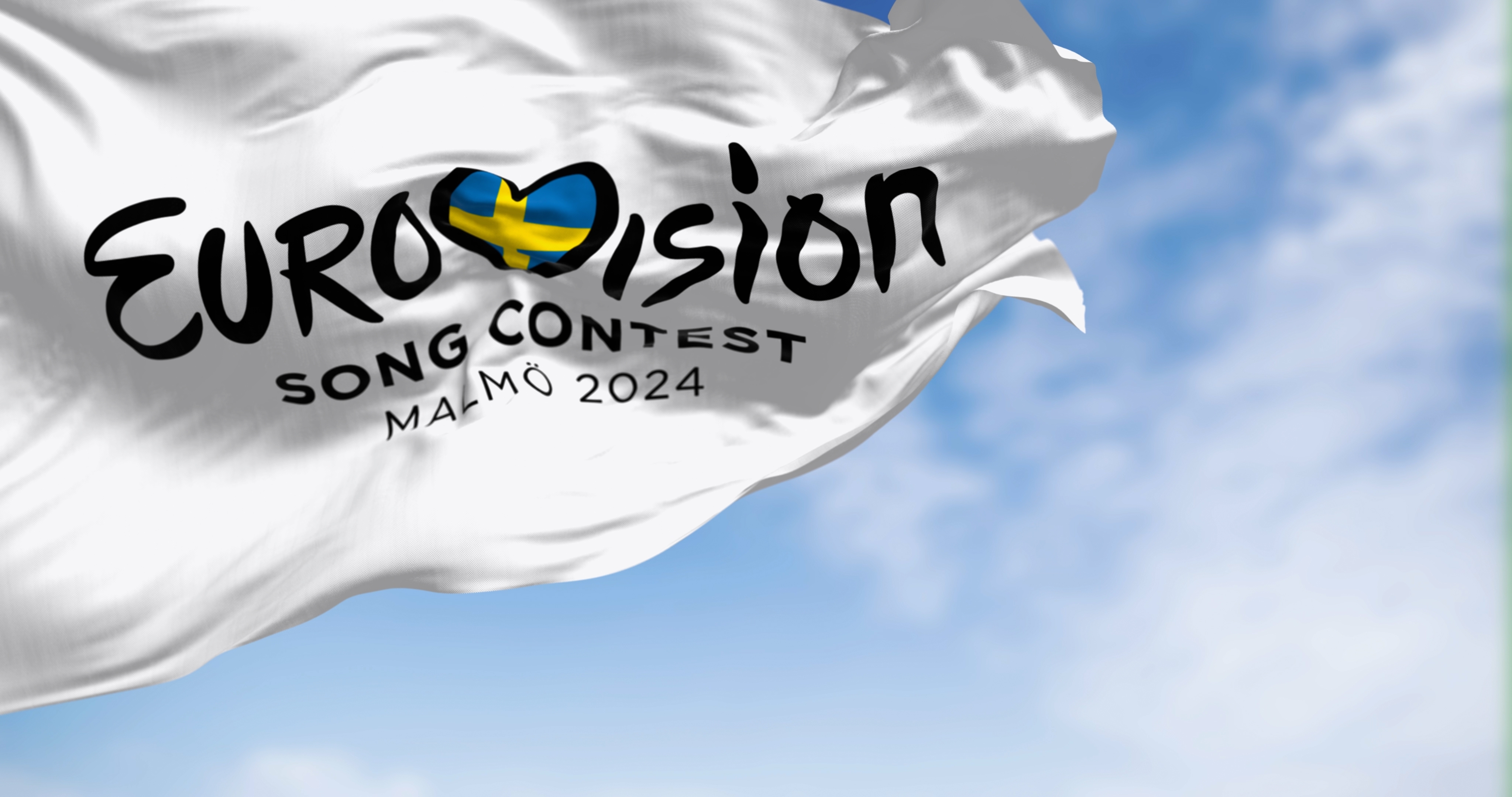 Malmö,,Se,,Oct.,25,2023:,Eurovision,Song,Contest,2024,Waving