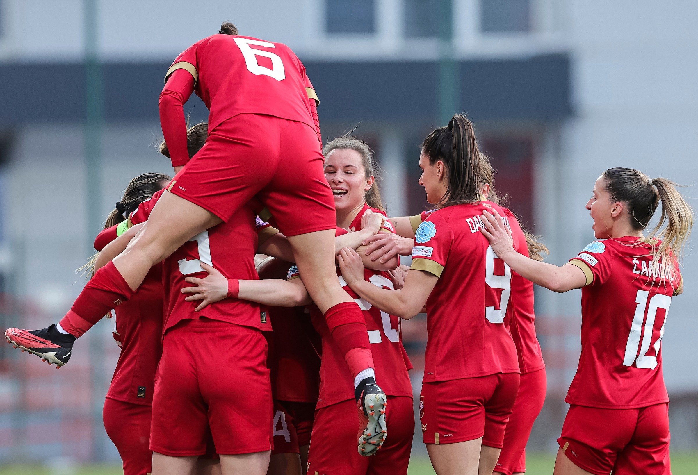 Srbija v Island  - Womens zene UEFA Nations league play off match